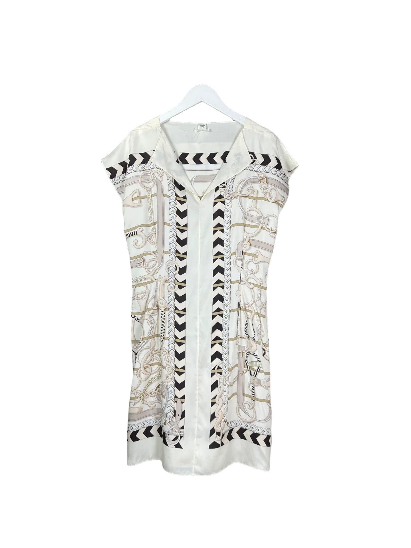 Hermes Hermès Silk Sleeveless Dress Size 34 Size XS / US 0-2 / IT 36-38 - 1 Thumbnail