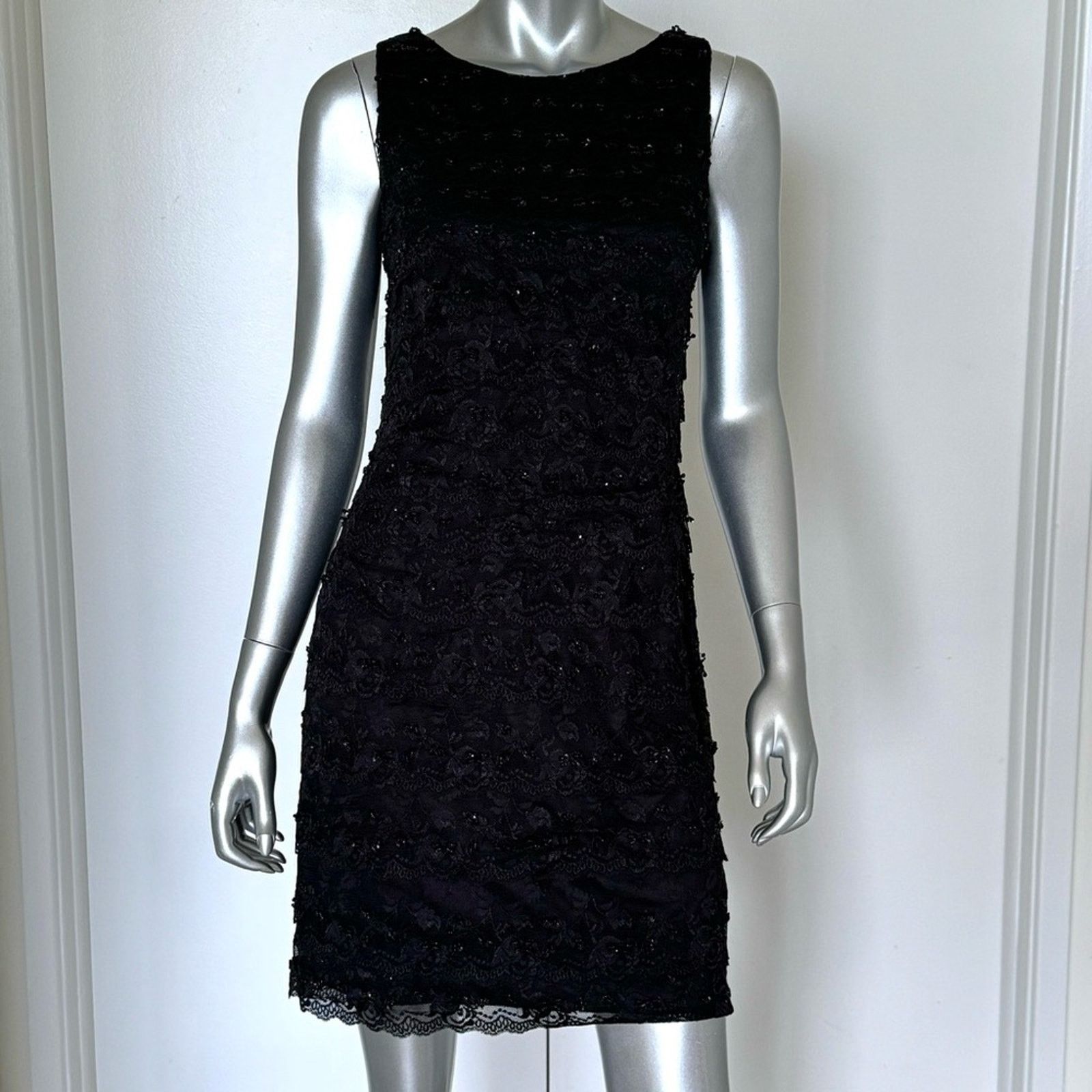 Other MARINA Black Dress with Beads, Size 8 Size M / US 6-8 / IT 42-44 - 1 Thumbnail