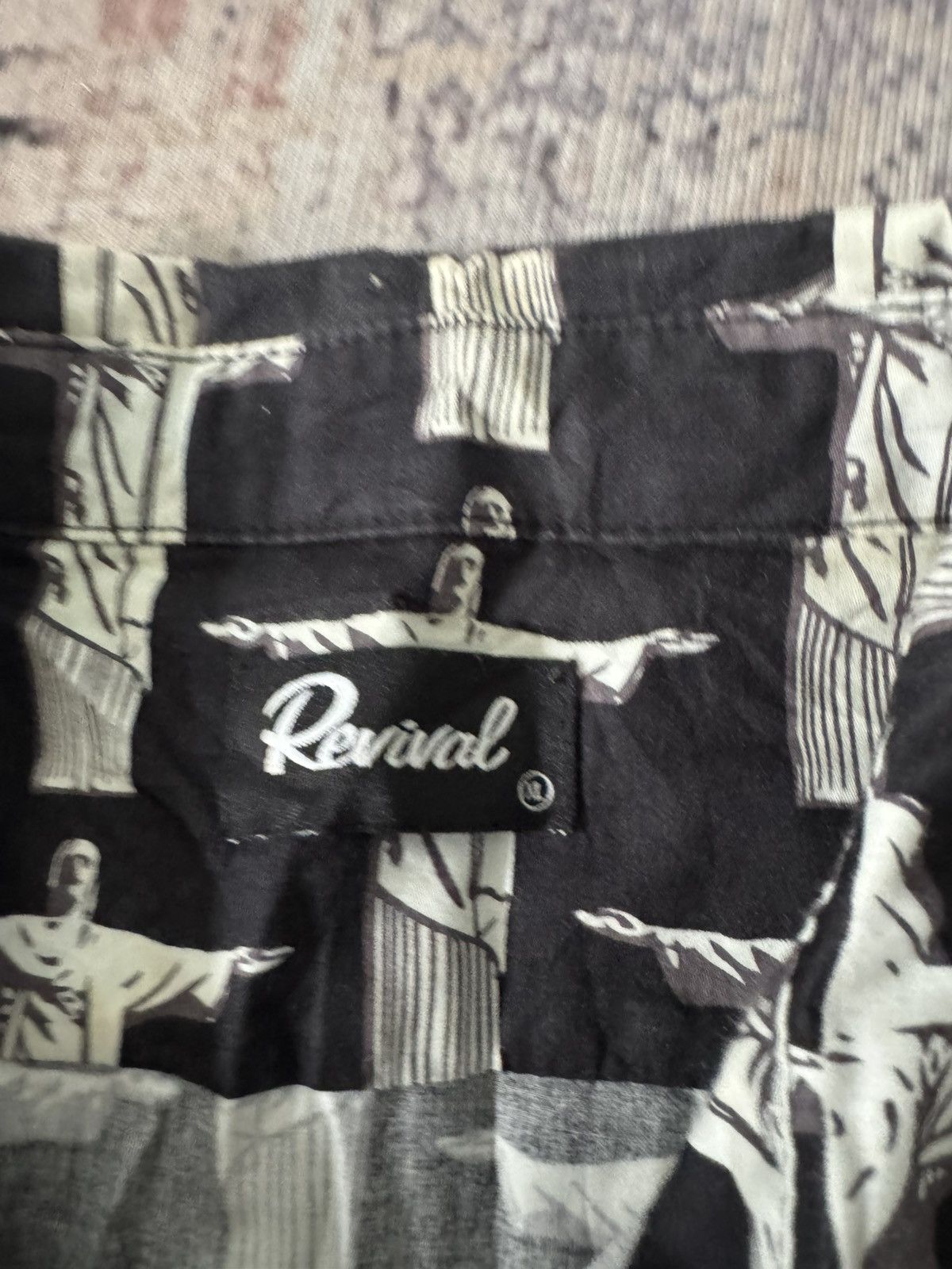 Other REVIVAL - full print jesus button shirt Size US XL / EU 56 / 4 - 6 Thumbnail
