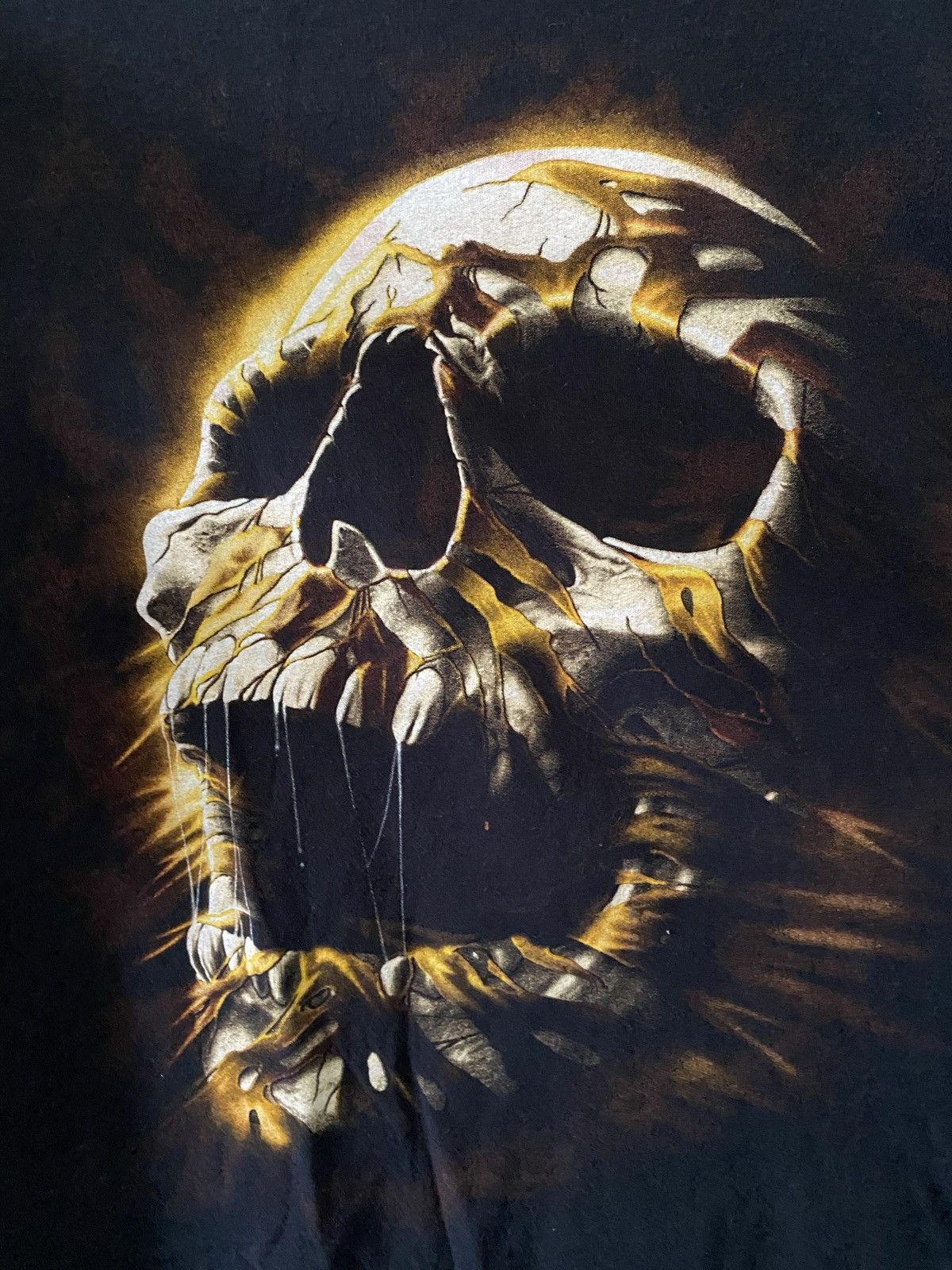 Vintage Vintage "mummy style" skull t-shirt Size US XXL / EU 58 / 5 - 2 Thumbnail