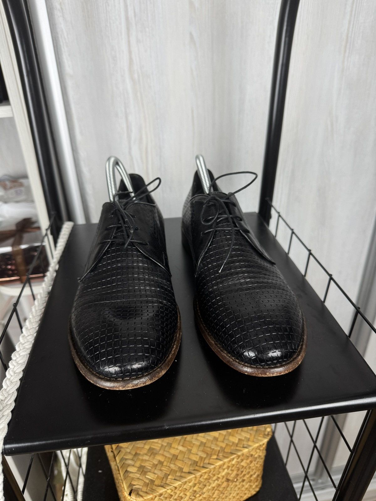 Other Camerlengo Perforated black leather derby Italy men’s shoes Size US 10 / EU 43 - 7 Thumbnail