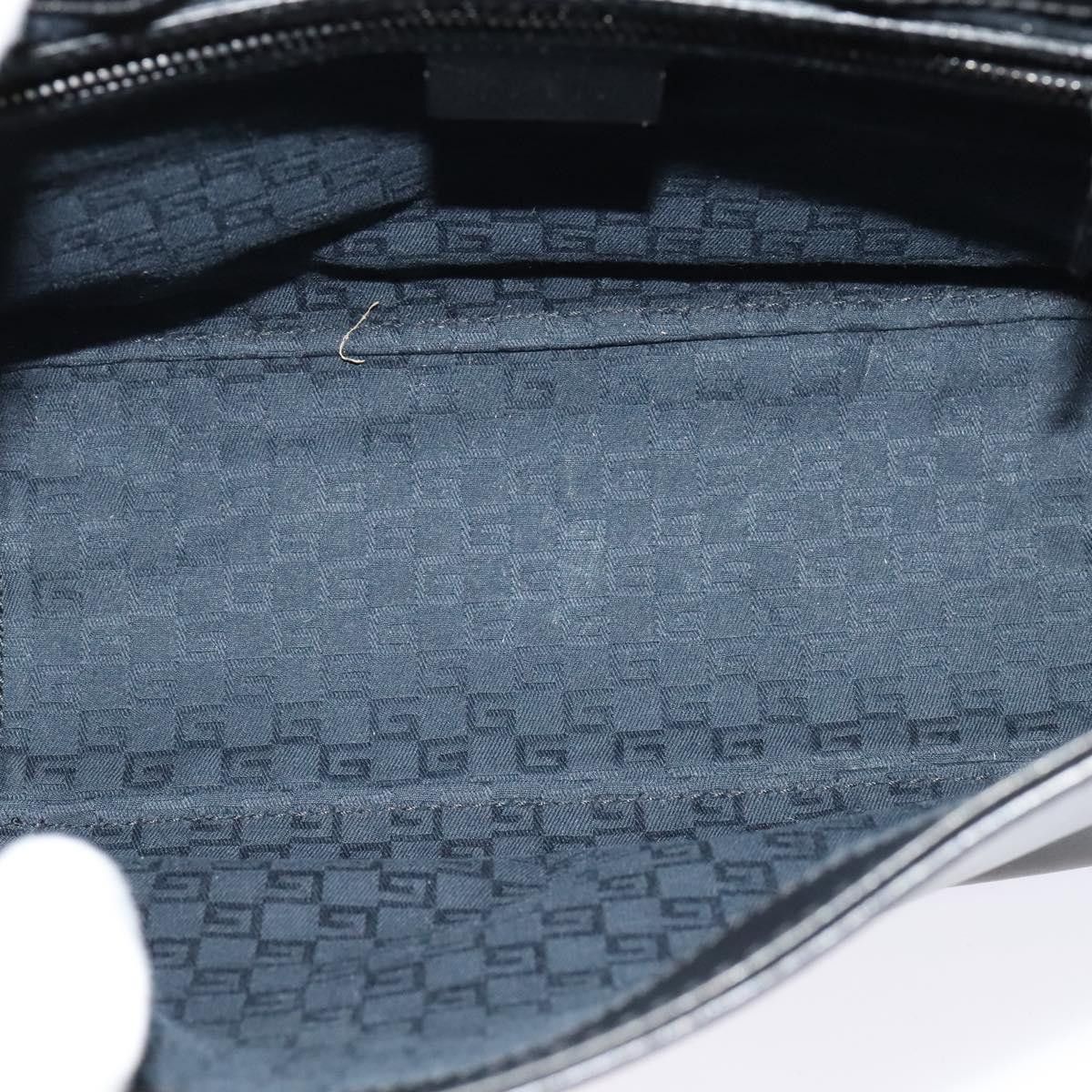 Gucci GUCCI Shoulder Bag Leather Black Silver Size ONE SIZE - 11 Thumbnail