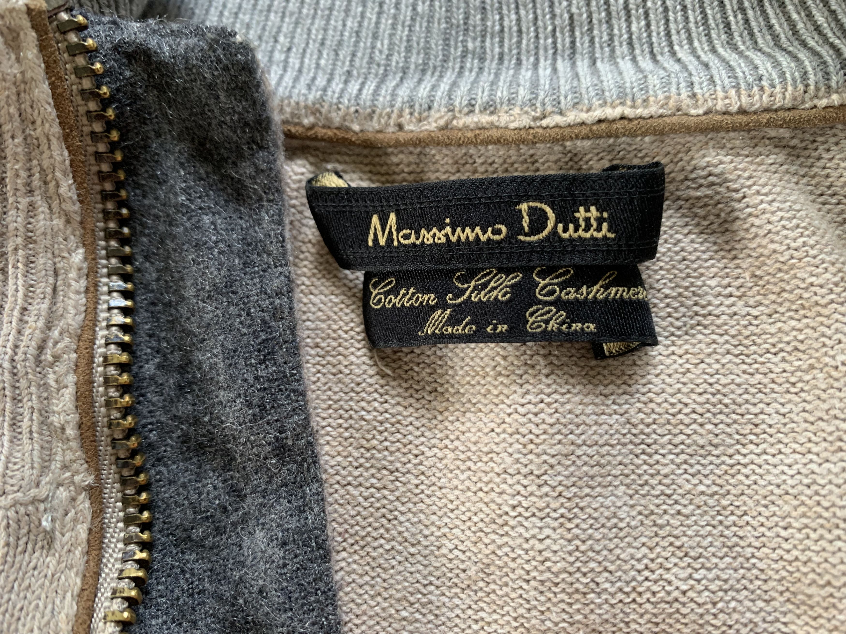 Massimo Dutti Massimo Dutti Cashmere Wool Quarter Zip Sweater Size US XL / EU 56 / 4 - 5 Thumbnail