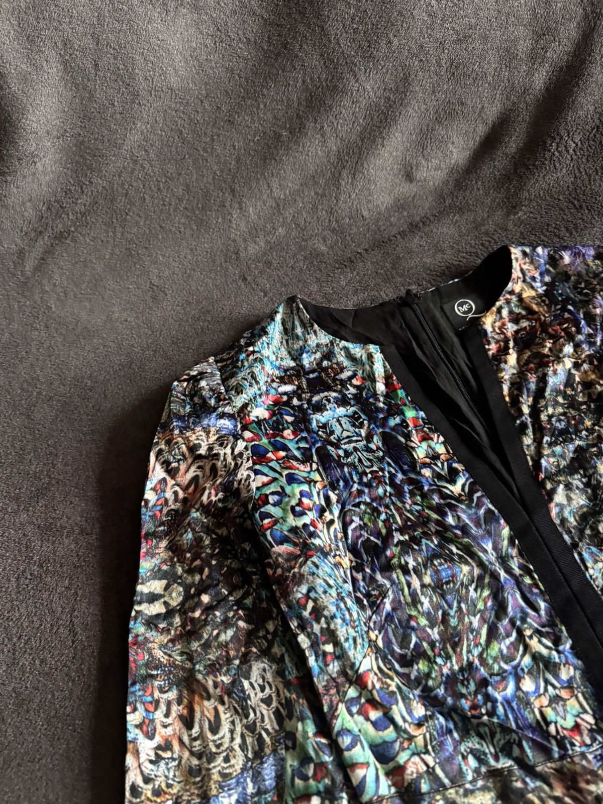 Alexander McQueen × Vintage Alexander McQueen - SS12 Silk Tunic Mini Dress luxury Size XS / US 0-2 / IT 36-38 - 2 Thumbnail