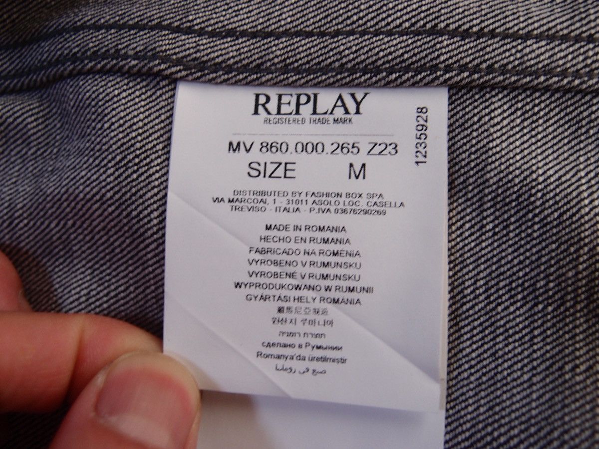 Replay REPLAY Sartoriale 2nd Type Denim Jacket Hyperflex Stretch M Size US M / EU 48-50 / 2 - 12 Thumbnail
