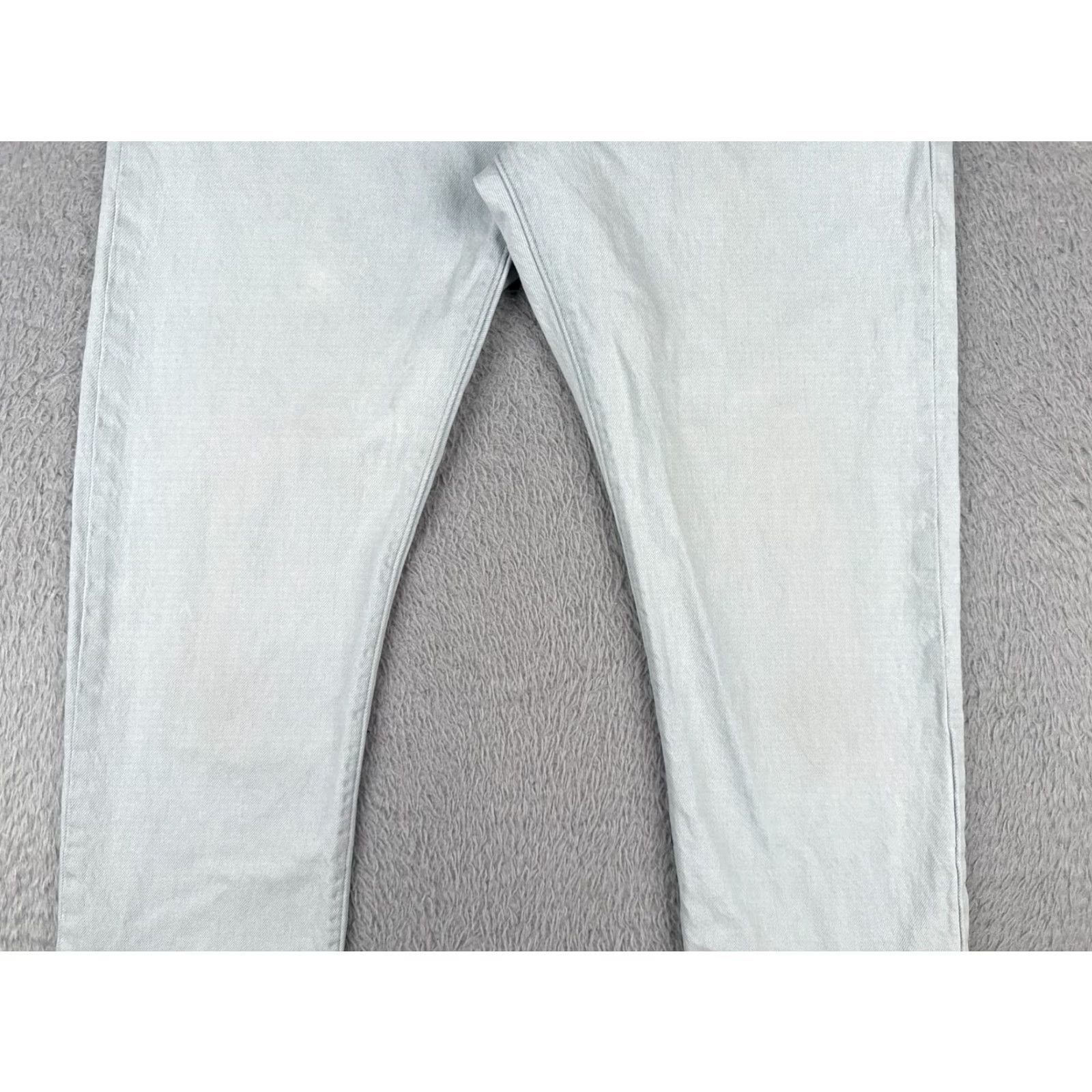 Levi's VINTAGE Levi's 501 Jeans Jeans Pants 30x26 Levi's 501 Cotton Denim Blue Button Fly Regular 5-Pocket Men Classic Distressed 501 Series Size US 30 / EU 46 - 3 Thumbnail