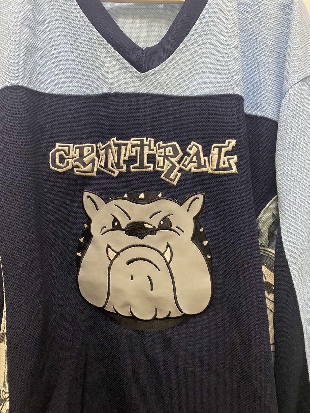 Japanese Brand × Vintage Vintage 925 Originals Central Jersey Bulldog 90’s Y2K Size US XL / EU 56 / 4 - 4 Thumbnail