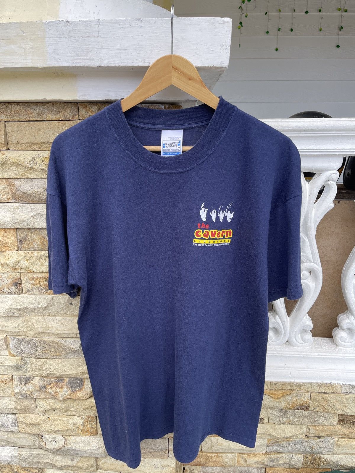 Band Tees Rare🔥Vtg 90s THE CAVERN LIVERPOOL The Beatles Tee Size US L / EU 52-54 / 3 - 2 Thumbnail