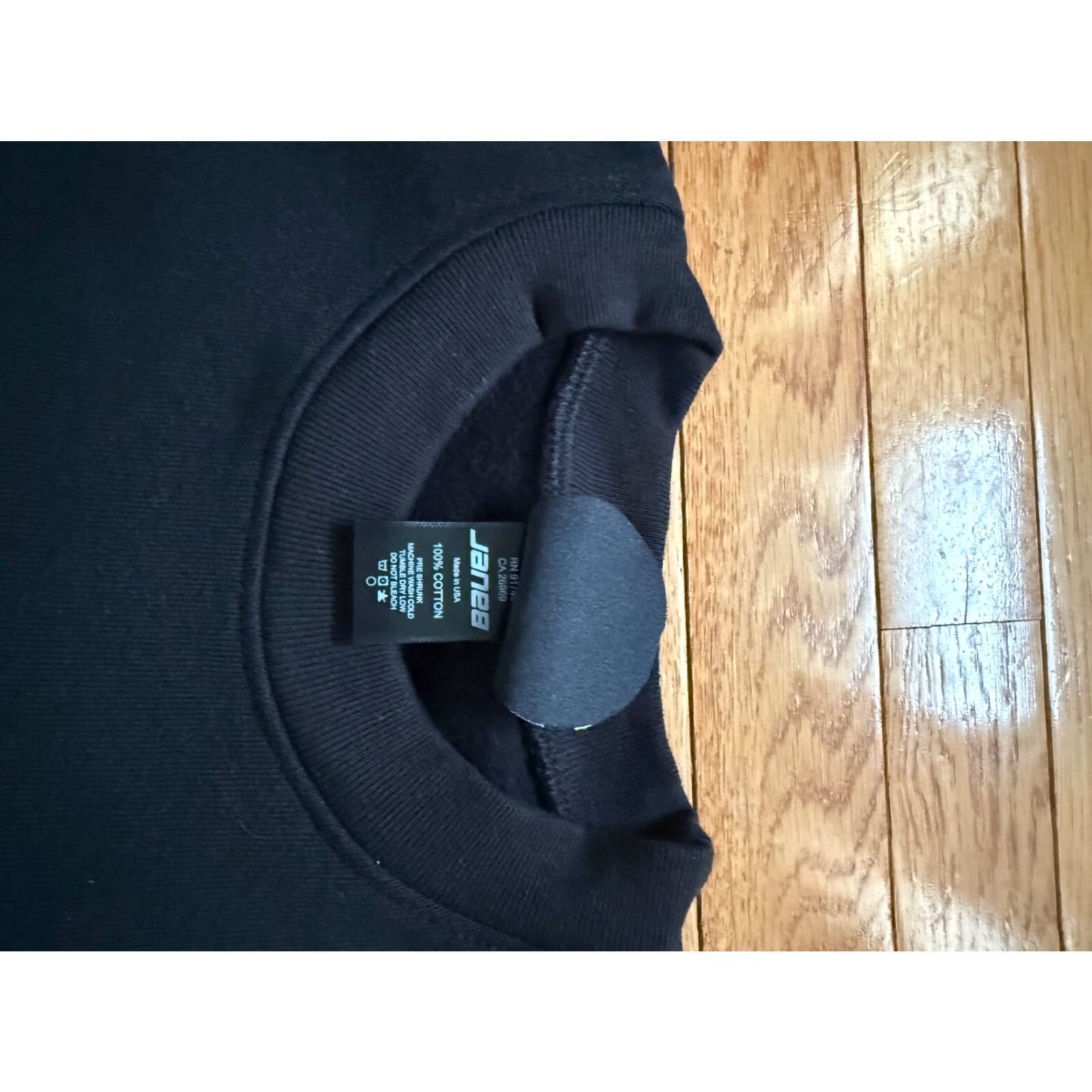 Vintage Bauer Hockey Sweatshirt Upside Down Reverse Logo Bandage Crewneck Large Mens Sz Black Size US L / EU 52-54 / 3 - 5 Thumbnail