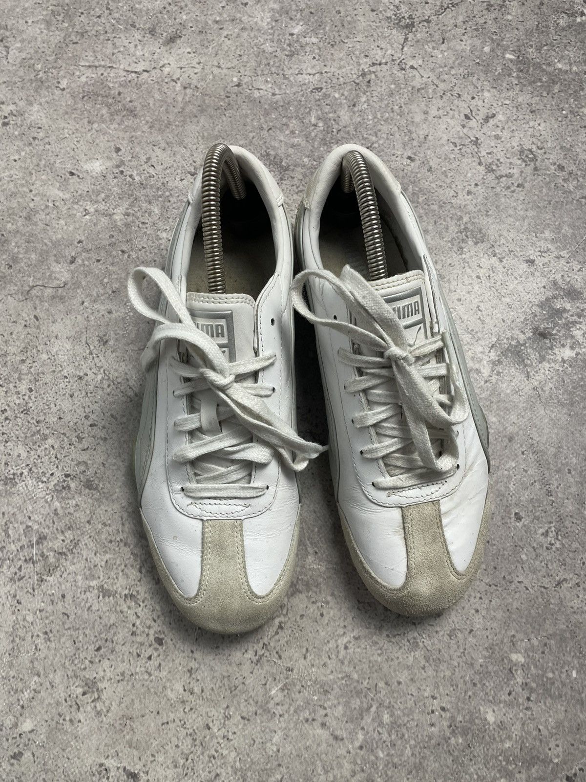 Japanese Brand × Puma × Vintage Vintage Japanese Puma Speedcat White Shoes Size US 7.5 / EU 40-41 - 4 Thumbnail
