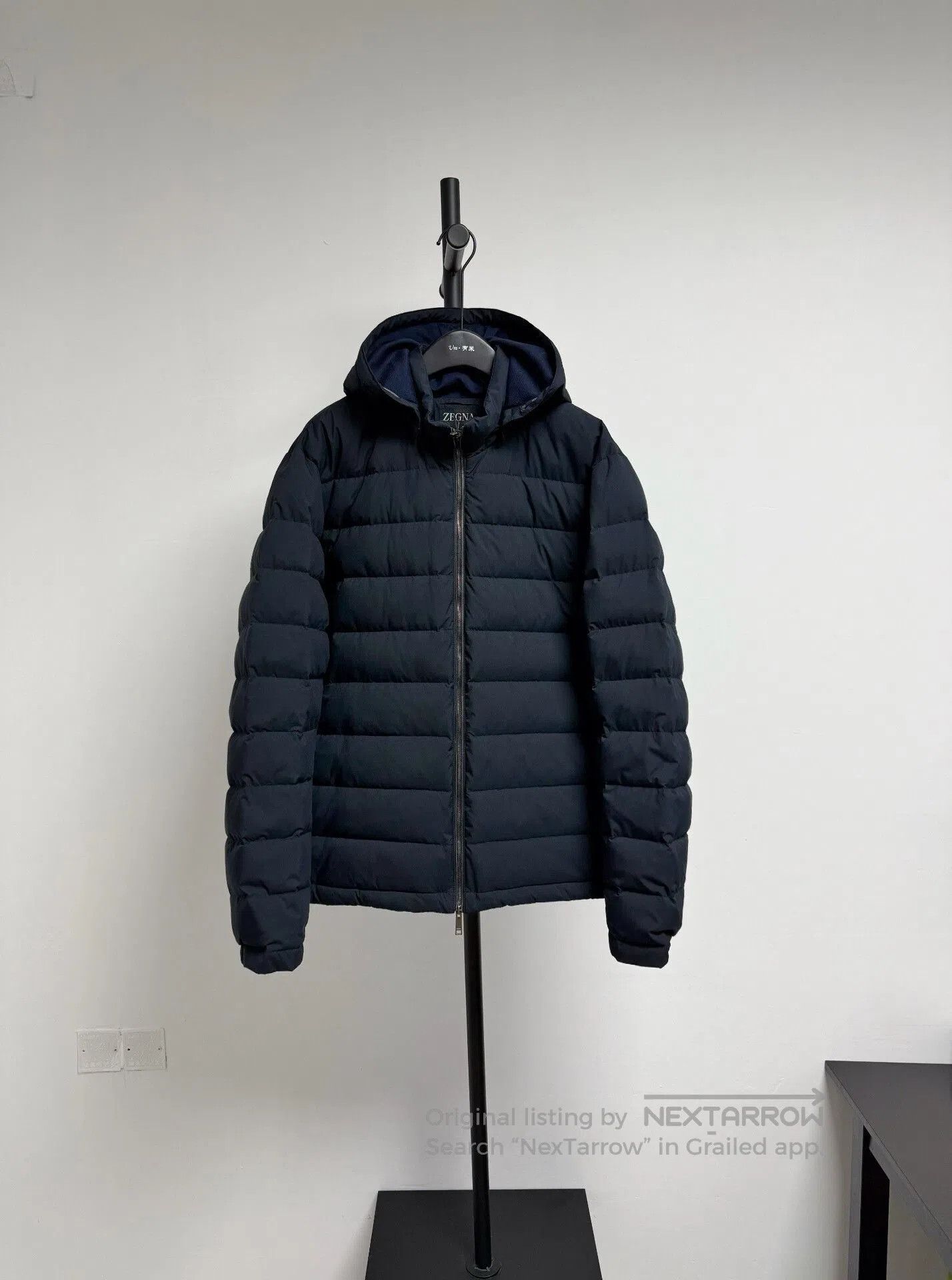 Ermenegildo Zegna ZEGNA Dark Blue Down Jacket. Size US M / EU 48-50 / 2 - 3 Thumbnail