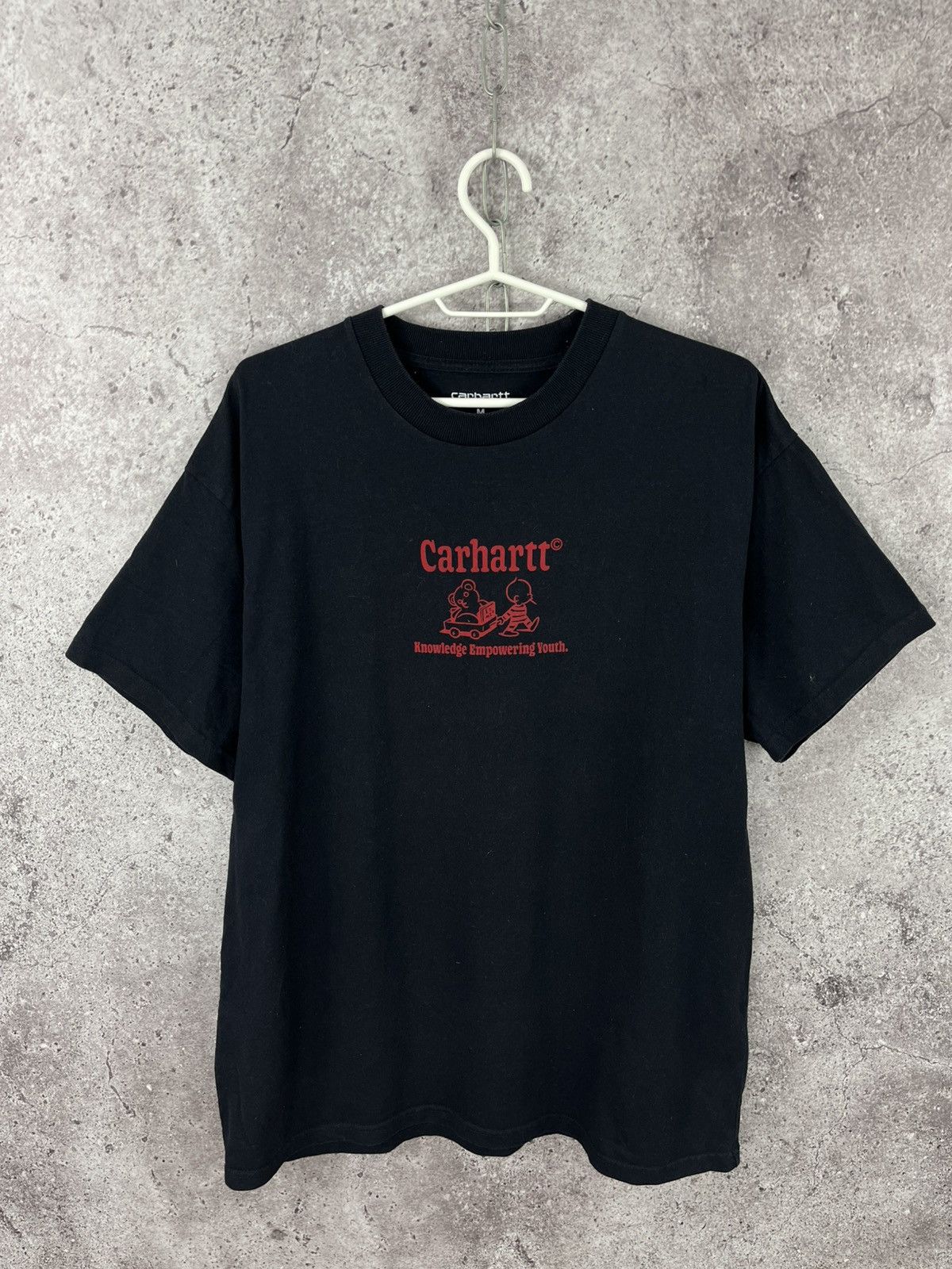Carhartt Carhartt Wip T-Shirt Heavy Cotton Crew Neck Centre Logo Sz M Size US M / EU 48-50 / 2 - 1 Thumbnail