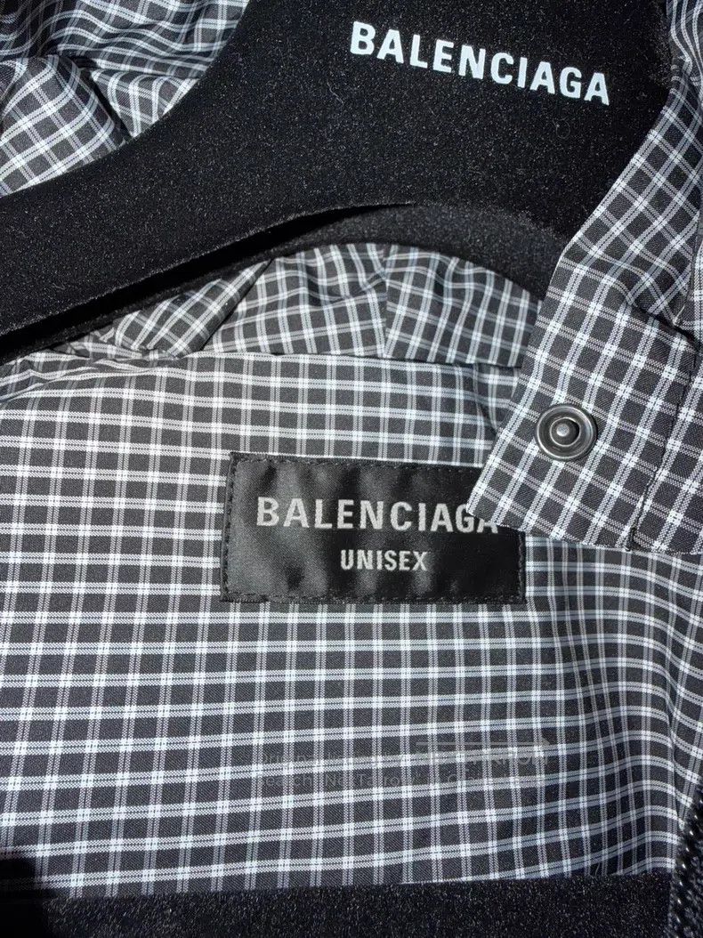Balenciaga Balenciaga Checkered All-over Print Zip-up Hooded Pocket L Size US M / EU 48-50 / 2 - 3 Thumbnail