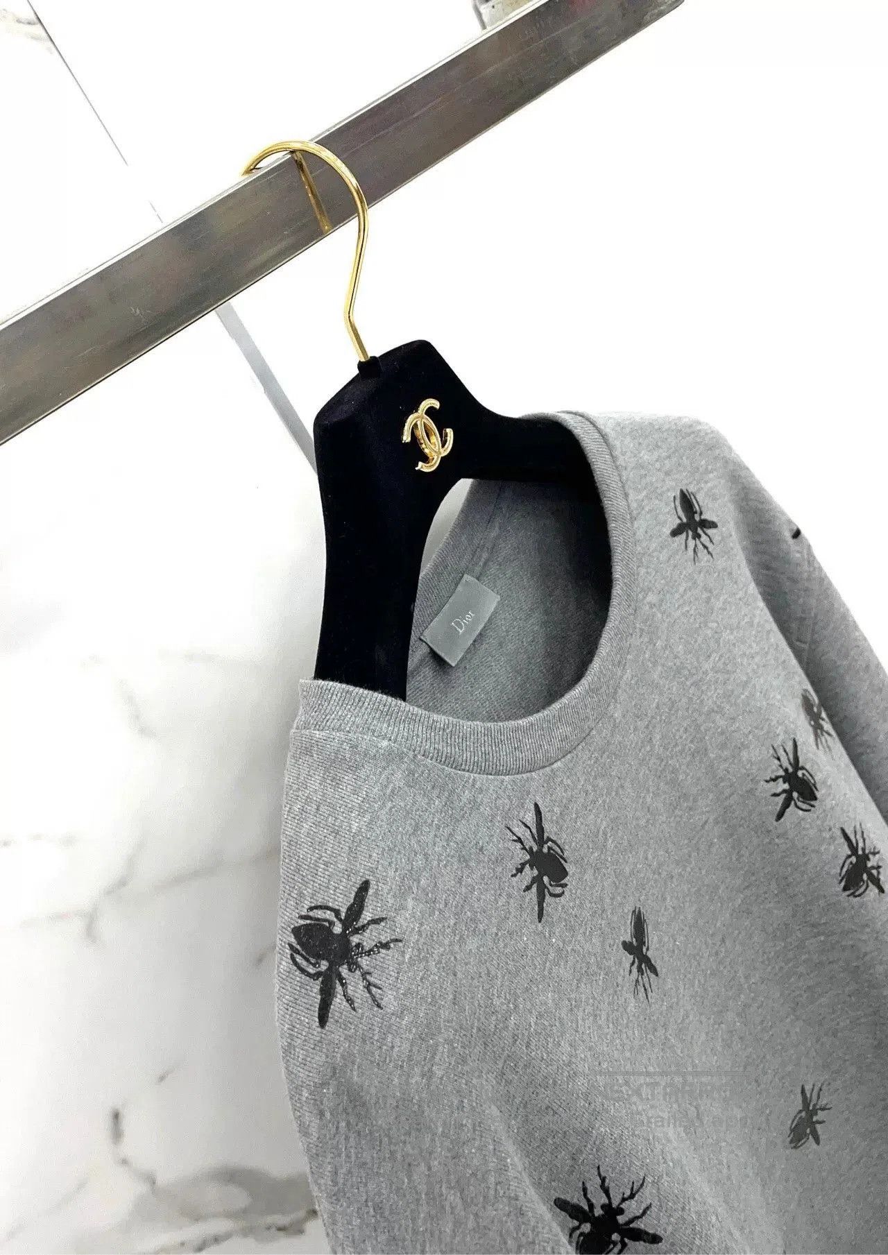 Dior Dior Gray Crew Neck Long Sleeve Sweatshirt. Size US L / EU 52-54 / 3 - 8 Thumbnail