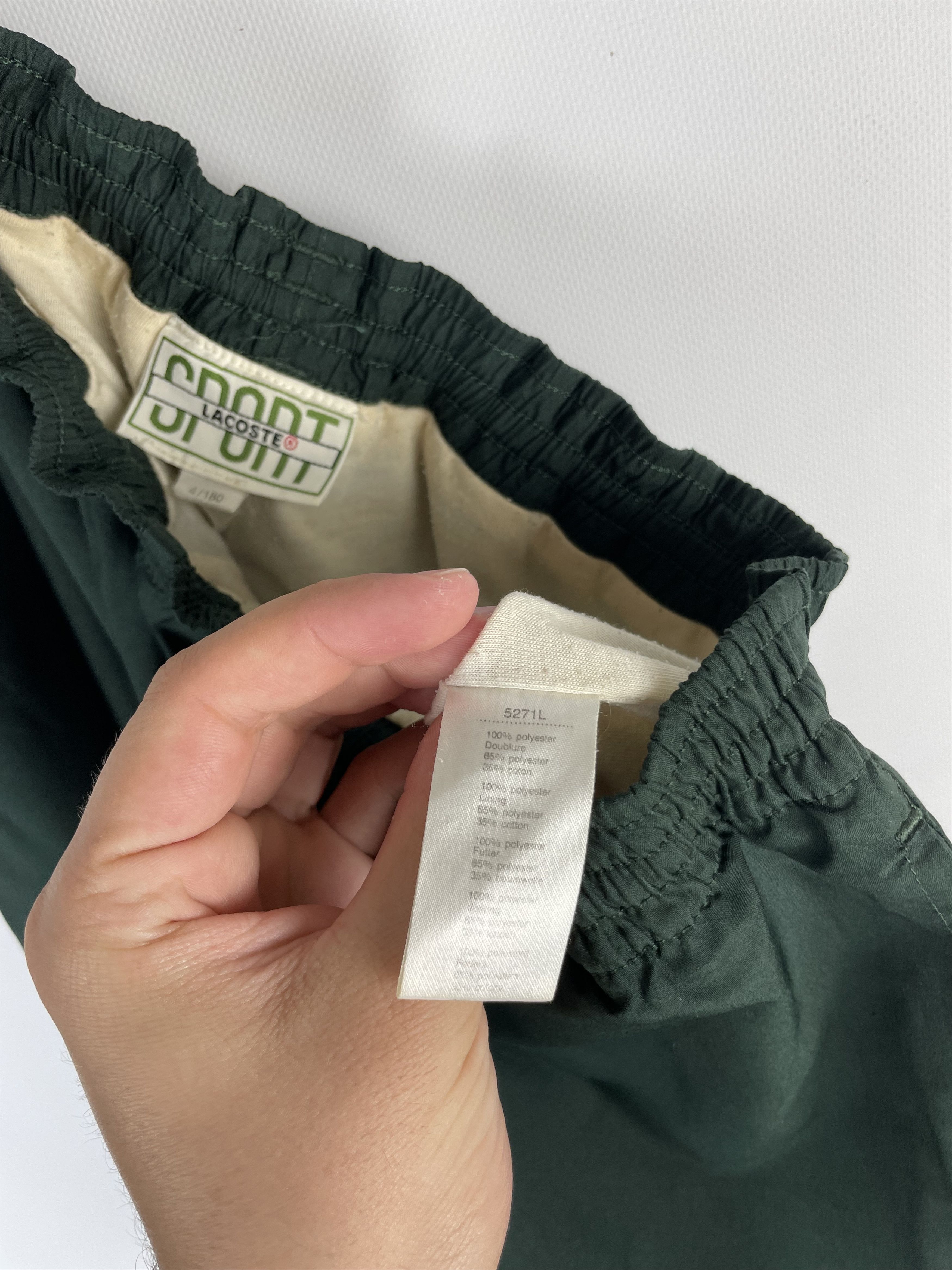 Lacoste Vintage Lacoste Nylon Track Pants Size US 34 / EU 50 - 9 Thumbnail