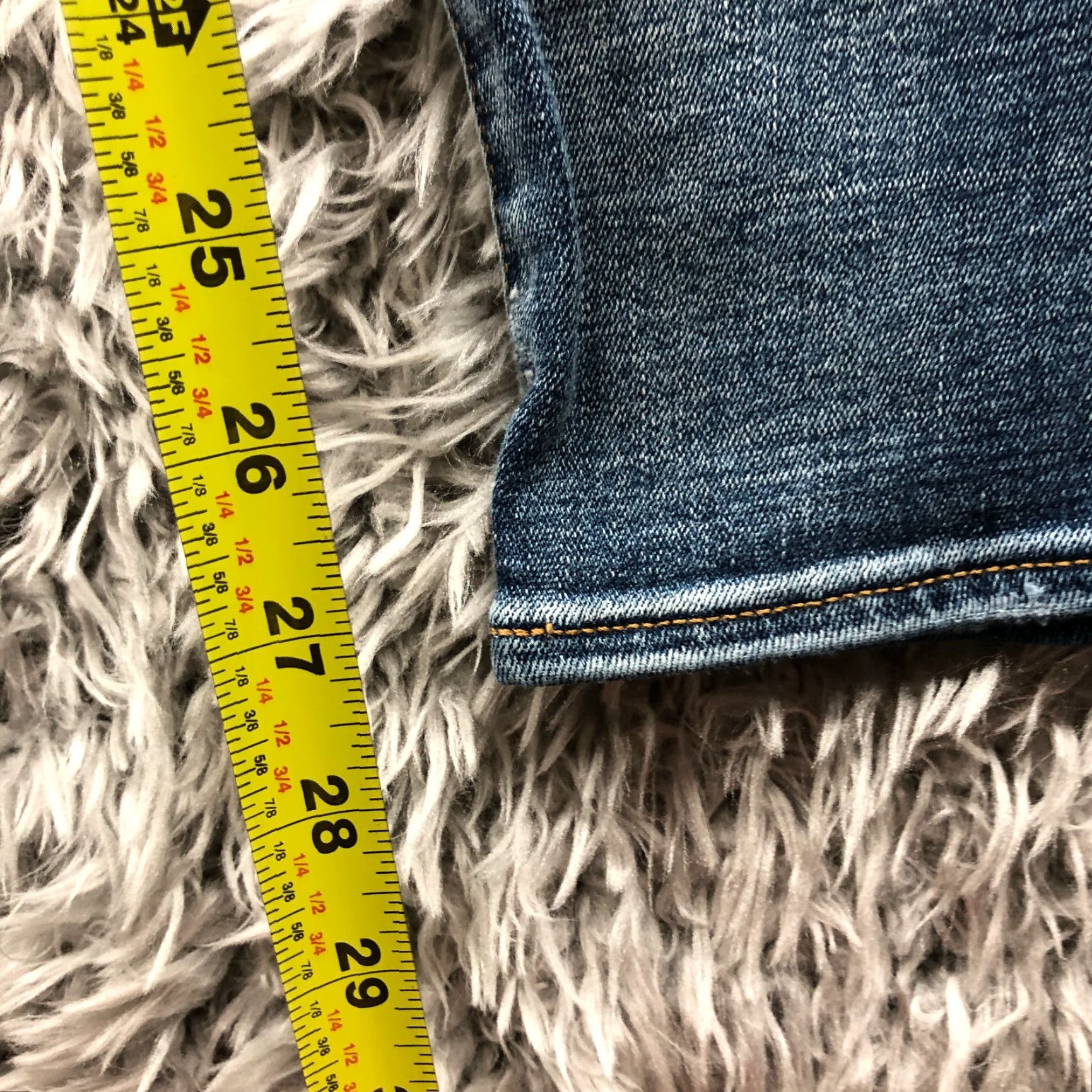 J.Crew J.CREW Jeans 28 Womens Mid Rise Dark Wash Blue Denim Stretch Skinny Regular Women’s Size 28 Denim Jeans Size 28" / US 6 / IT 42 - 3 Thumbnail