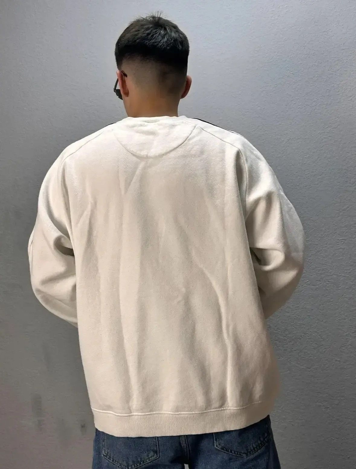 Nike × Vintage Vintage Sweater Nike faded sweatwear drip blockcore Size US XL / EU 56 / 4 - 12 Thumbnail