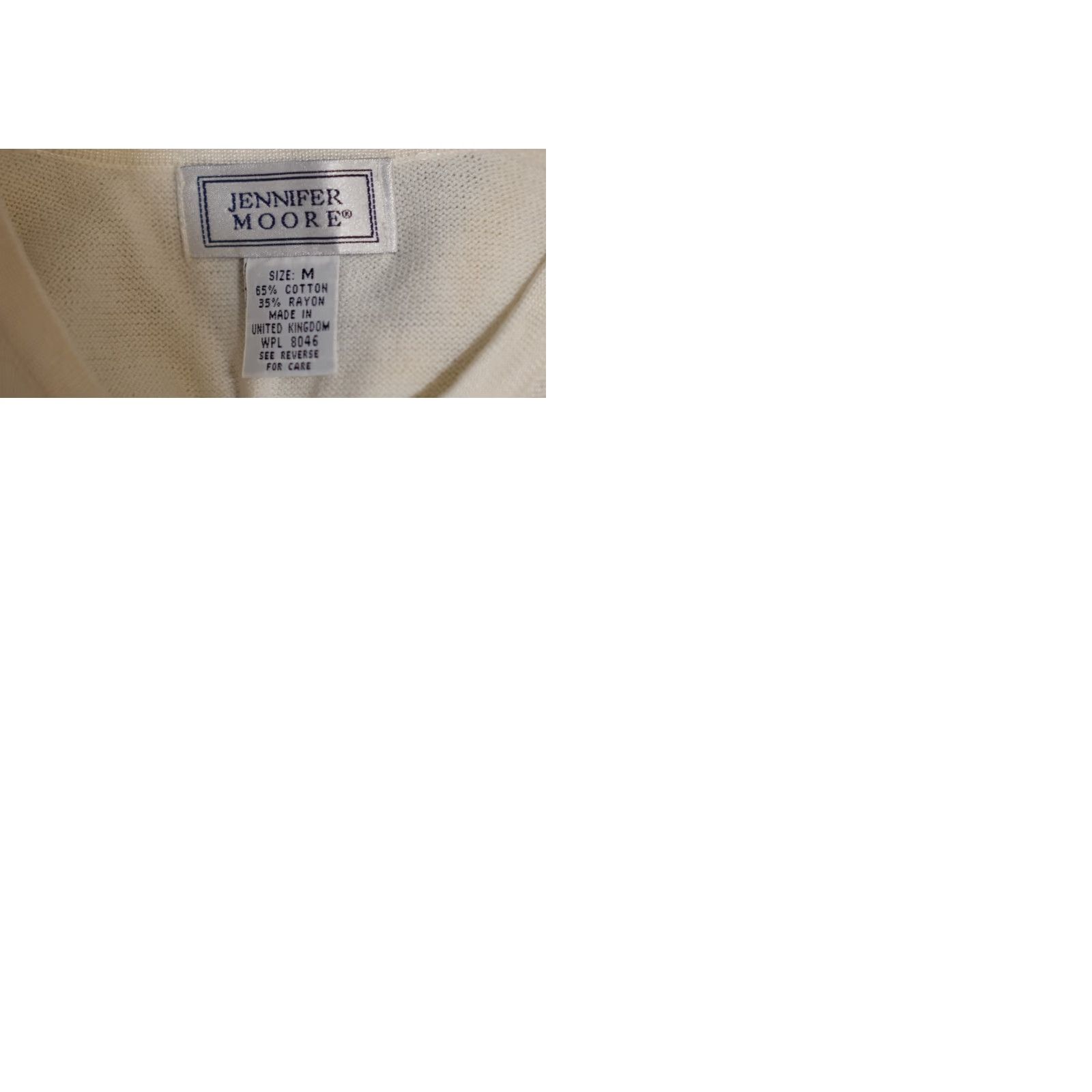 MooRER VINTAGE Jennifer Moore Shortsleeve Sweater Stripe Lightweight Womens M #A13-20 Size M / US 6-8 / IT 42-44 - 9 Thumbnail