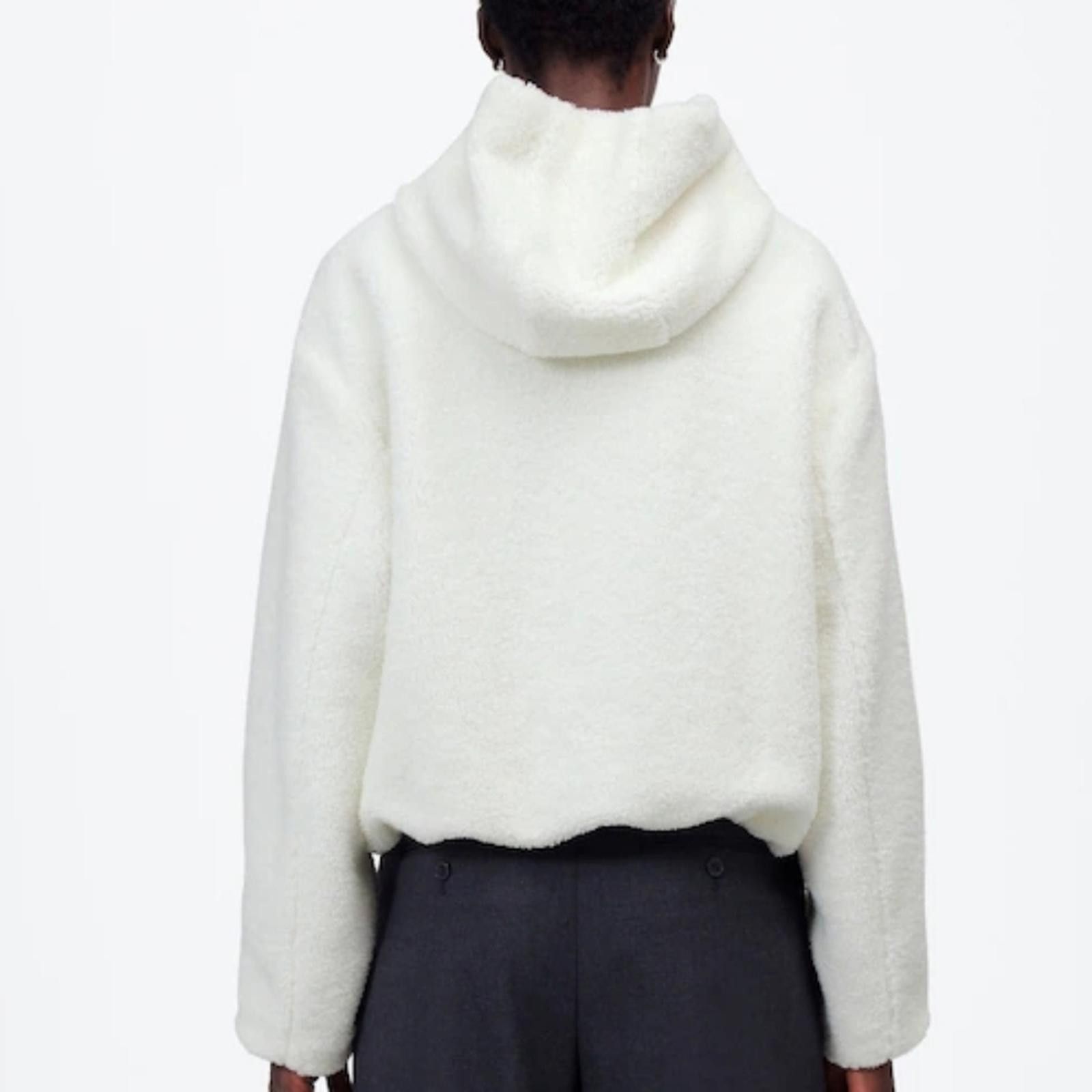 Madewell Madewell Sherpa Zip-Front Bomber Jacket Size XS / US 0-2 / IT 36-38 - 6 Thumbnail