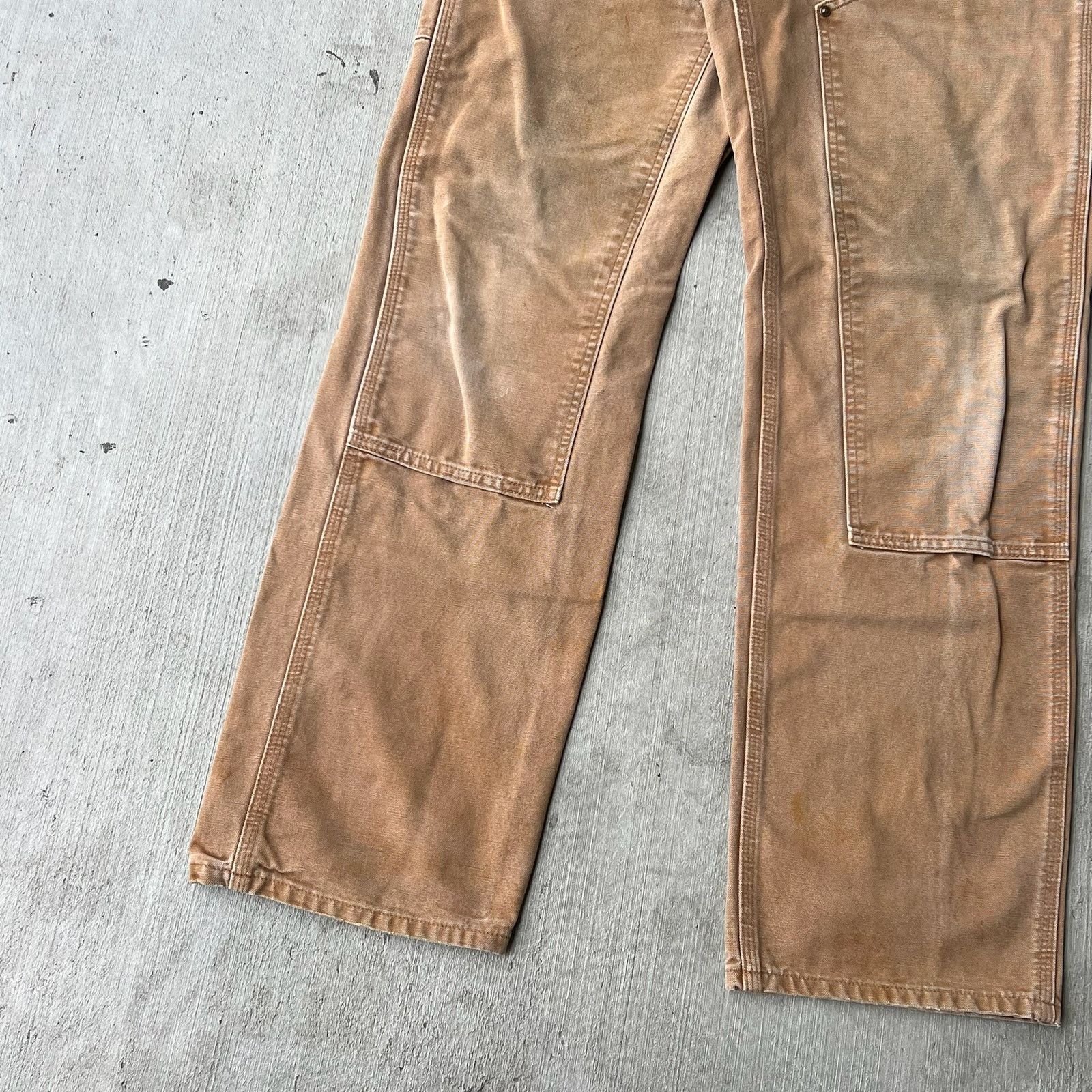 Carhartt × Vintage Carhartt brown double knee work wear carpenter pants Size US 31 - 9 Thumbnail