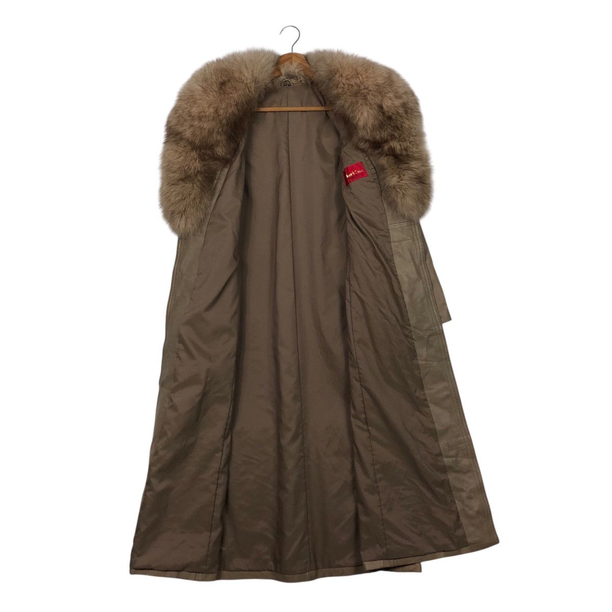 Japanese Brand 📌Vintage Long Leather Jacket Partina Double Breast Fur Size US M / EU 48-50 / 2 - 15 Thumbnail