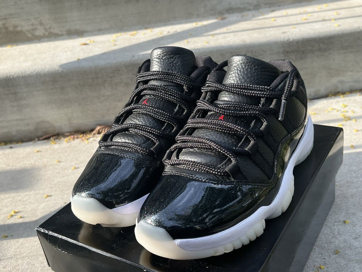 Jordan Brand 2022 Air Jordan 11 Retro Low '72-10' Size US 8.5 / EU 41-42 - 3 Thumbnail