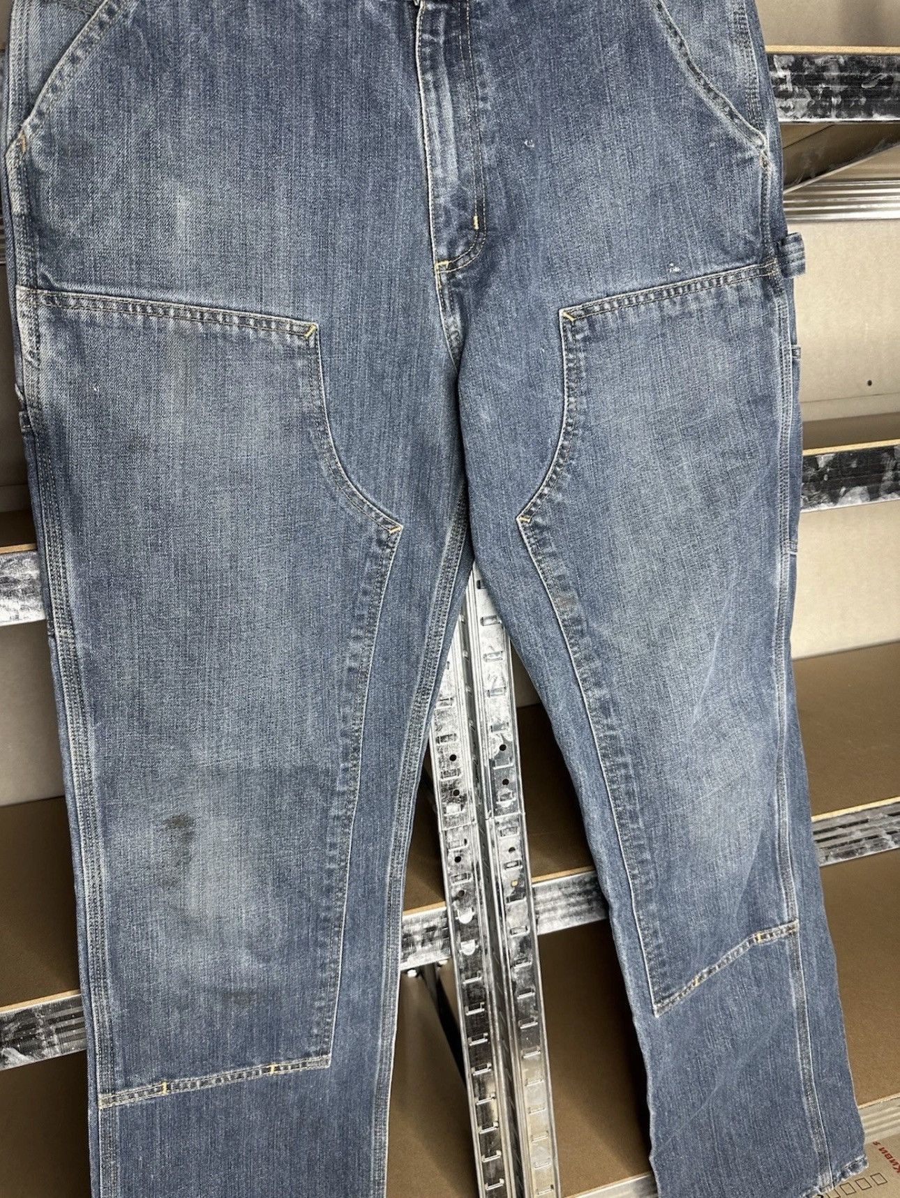Carhartt Carhartt Jeans Denim Double Knee Carpenter Pant 36x34 Size US 36 / EU 52 - 12 Thumbnail