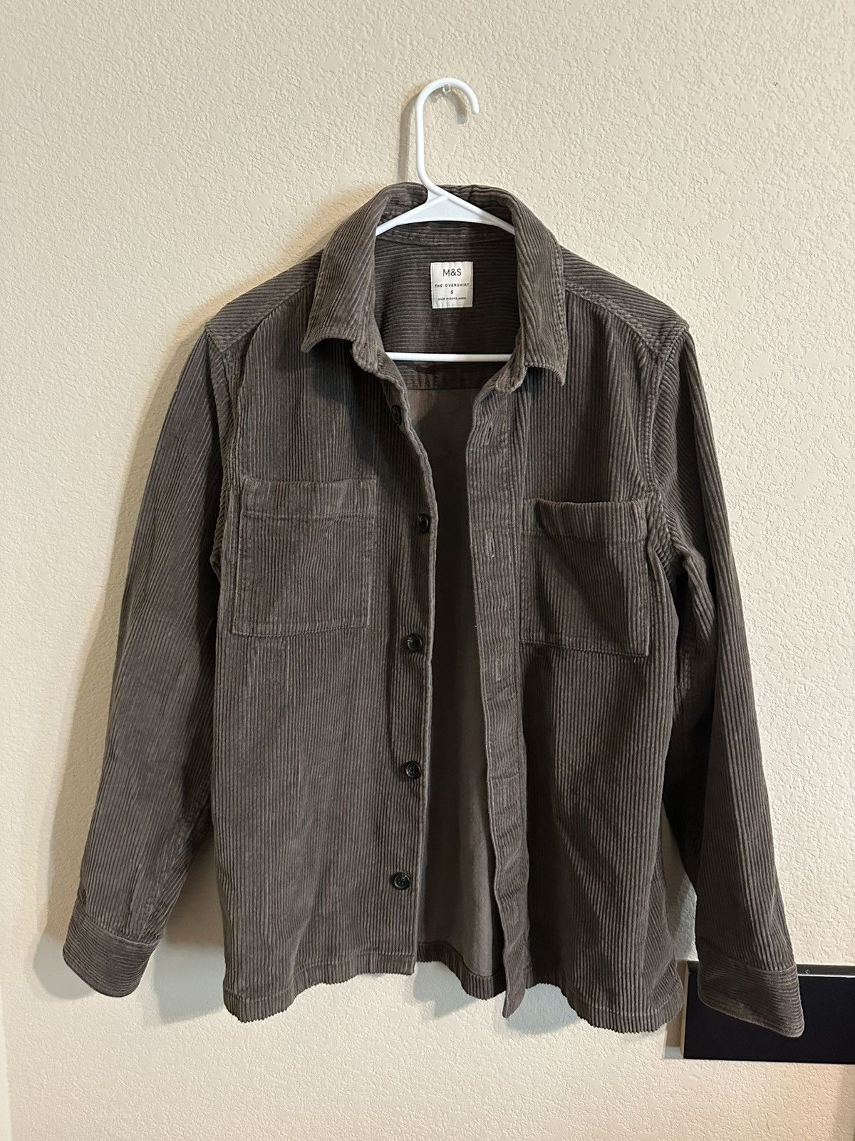 Marks & Spencer Brown Corduroy overshirt jacket Mark and Spencers UK Size US S / EU 44-46 / 1 - 1 Thumbnail