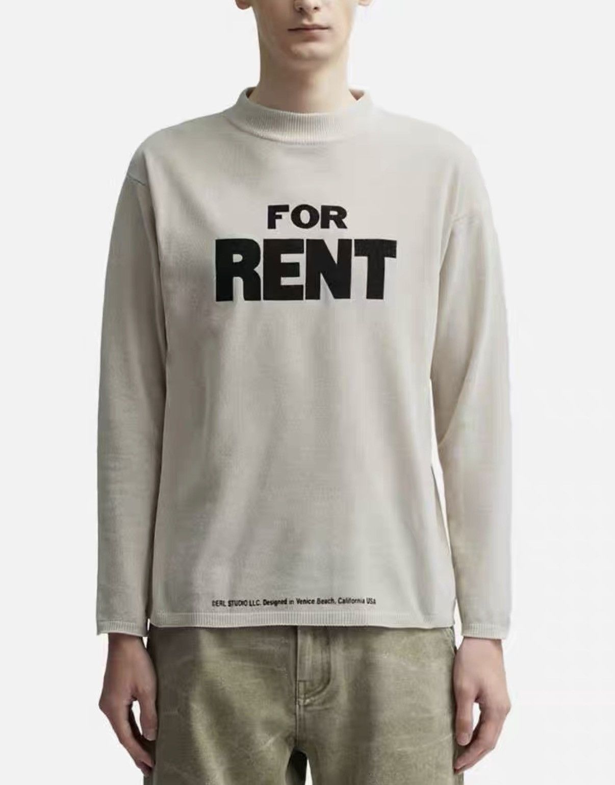 ERL ERL "For Rent" Logo Knit Sweater J31 Size US L / EU 52-54 / 3 - 6 Thumbnail