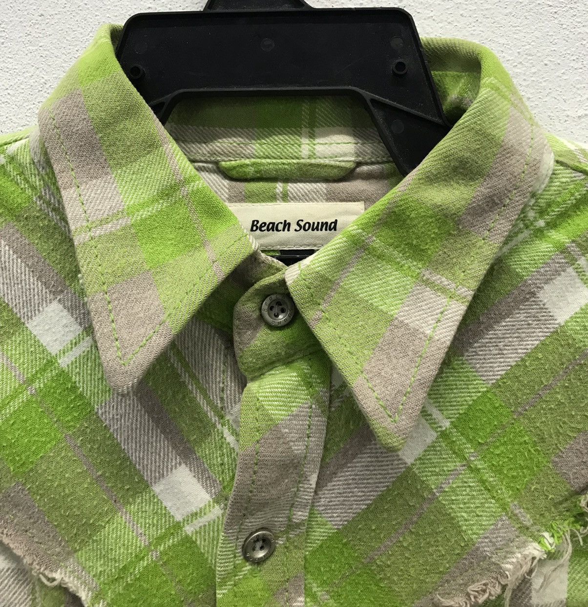 Japanese Brand × Vintage Vintage Beach Sound Long Sleeve Shirt Button Ups Size US L / EU 52-54 / 3 - 3 Thumbnail