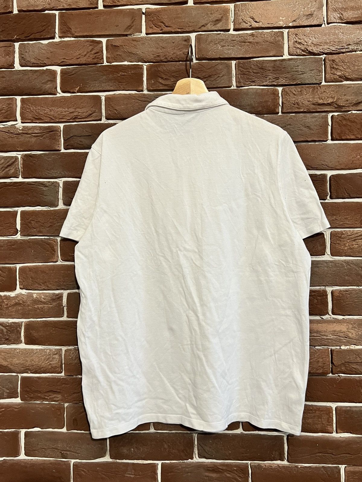 Prada Prada Red Tab Casual Polo Logo Luxury Designer XL white Size US XL / EU 56 / 4 - 2 Thumbnail