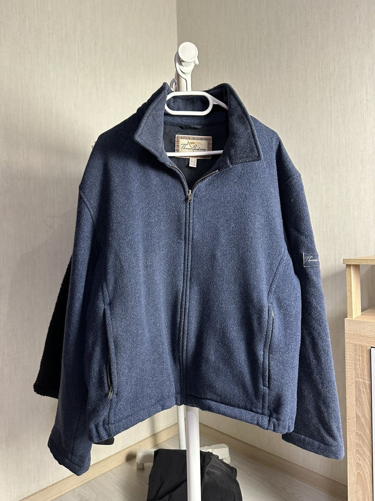 Burberry Thomas Burberry vintage wool bomber / jacket Size US XL / EU 56 / 4 - 1 Thumbnail