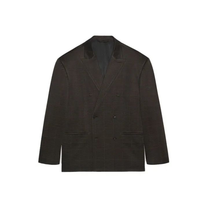 Balenciaga Balenciaga SS22 Brown Double-Breasted Blazer Size US M / EU 48-50 / 2 - 1 Thumbnail