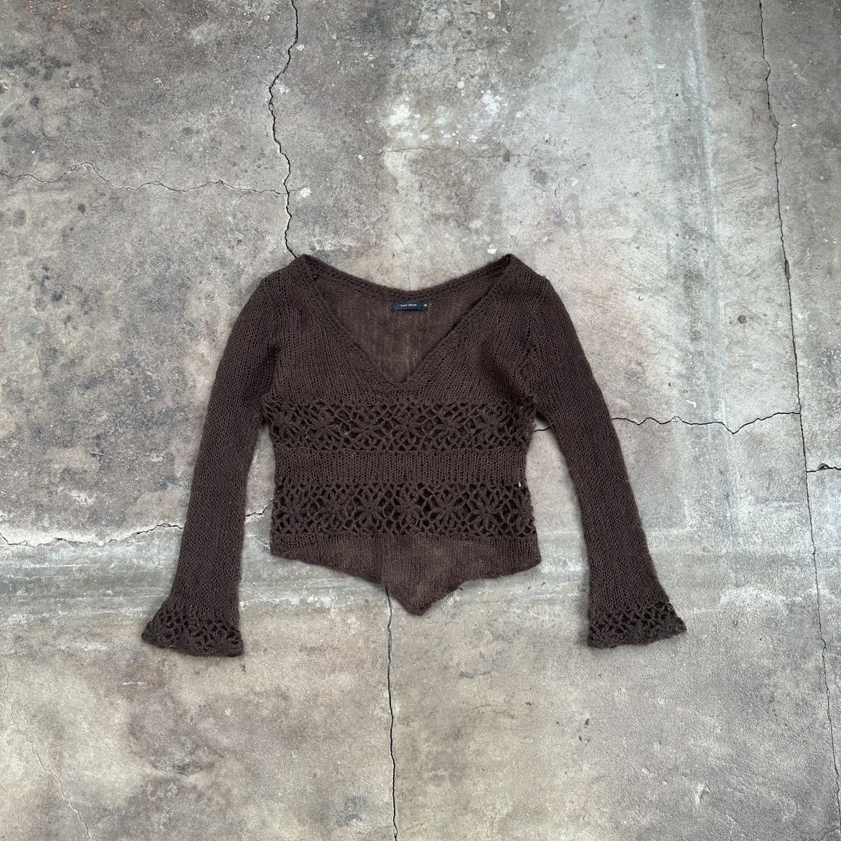 Japanese Brand × Vintage Vintage Japanese Easy Wear Wool Knit Sweater Size XS / US 0-2 / IT 36-38 - 1 Thumbnail