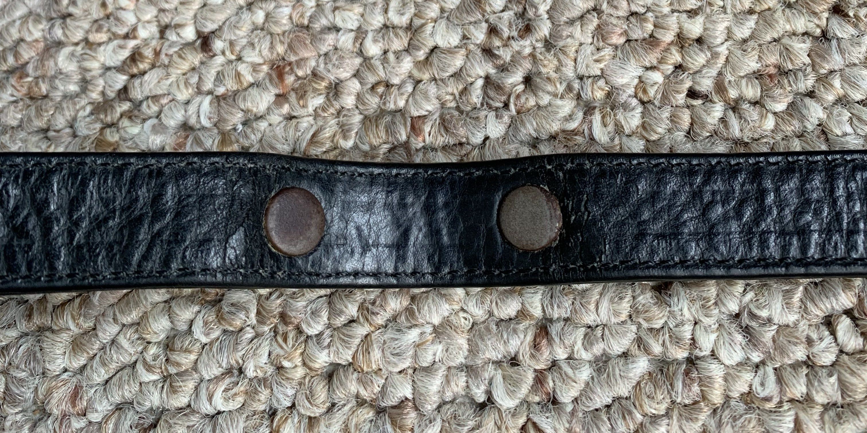 Chrome Hearts Chrome Hearts Leather Silver Logo Scroll Bracelet Size ONE SIZE - 11 Thumbnail