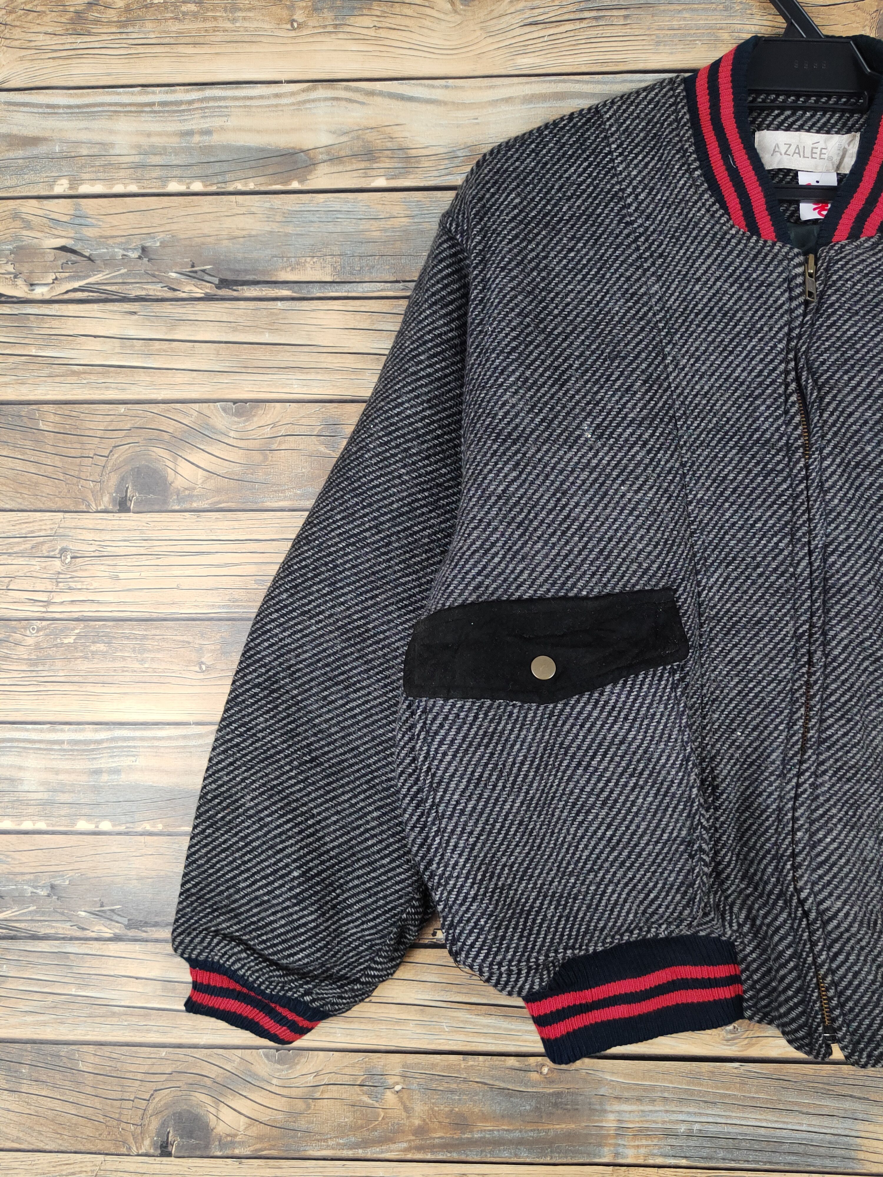 Japanese Brand Azalee Black multipocket varsity Jackets #W1070 Size US M / EU 48-50 / 2 - 3 Thumbnail