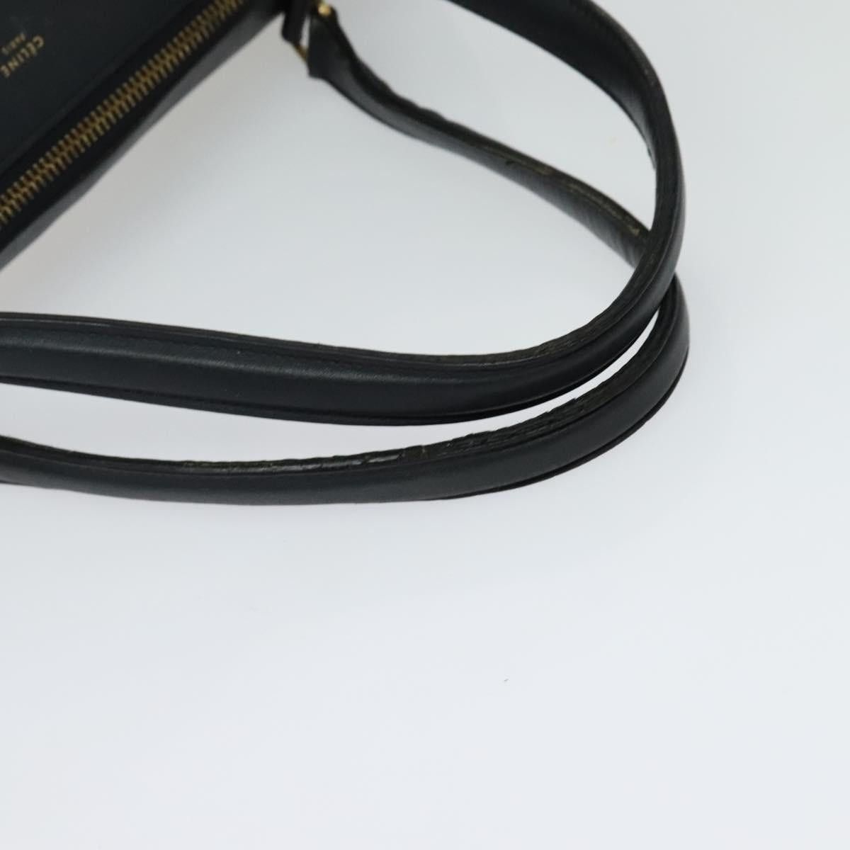 CELINE Ring Bag Hand Bag Leather Beige Gold