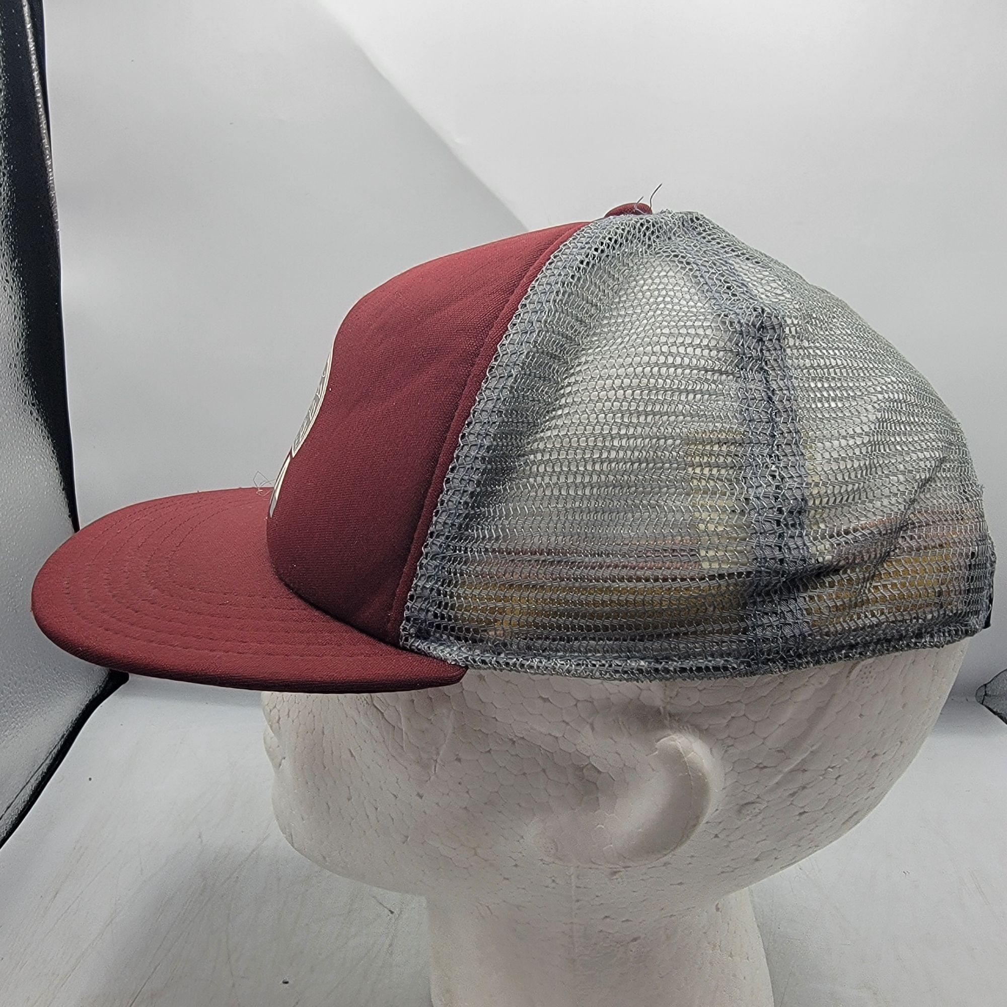 RVCA RVCA King Cobra Adults Red Trucker Hat Casual Outdoors Light Size ONE SIZE - 2 Thumbnail