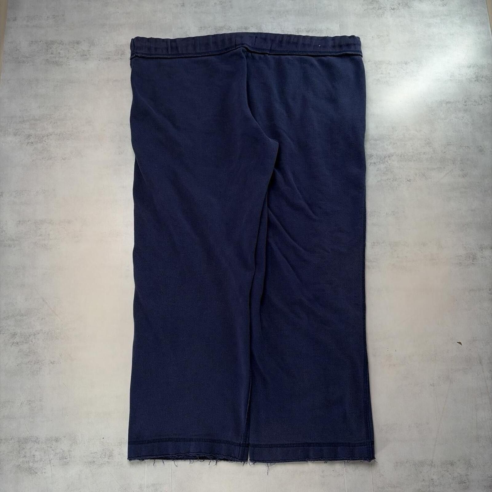 Converse Y2K Navy Converse Grunge Gothic Skater Baggy Sweatpants Size US 36 / EU 52 - 5 Thumbnail