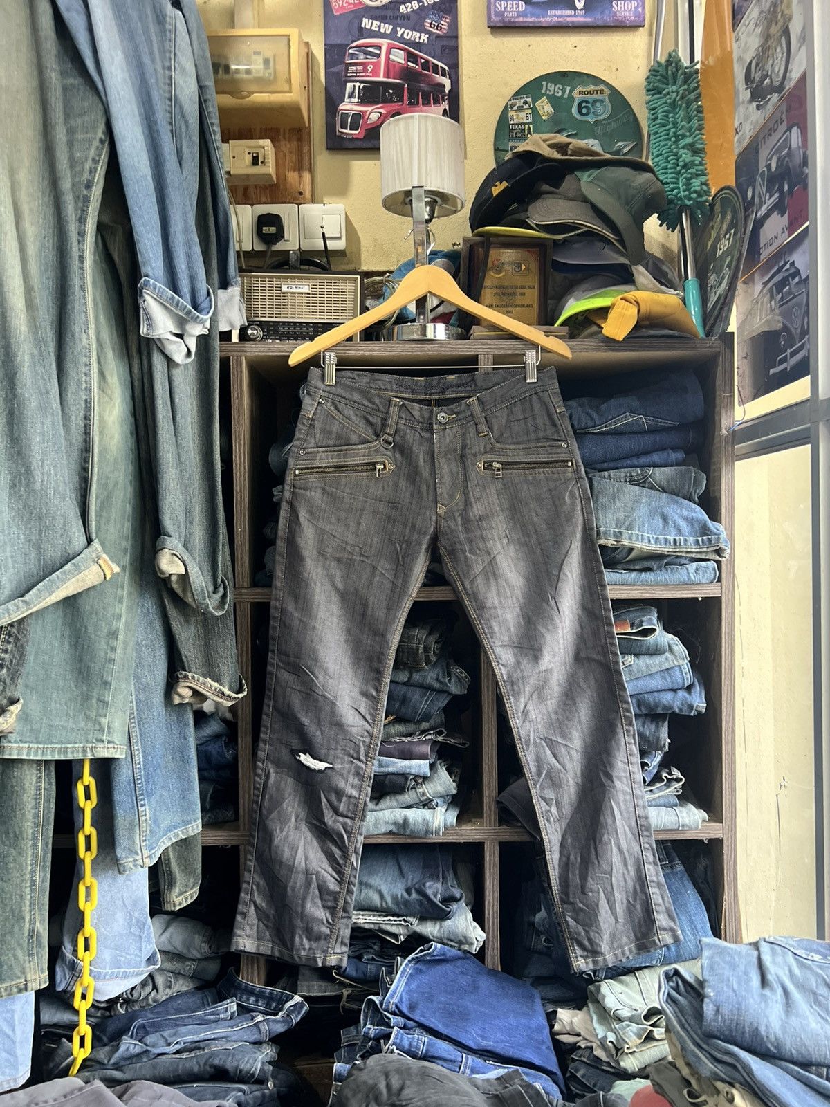 Nicole Club 🔥Nicole Club For Men Bondage Denim Size US 31 - 1 Thumbnail