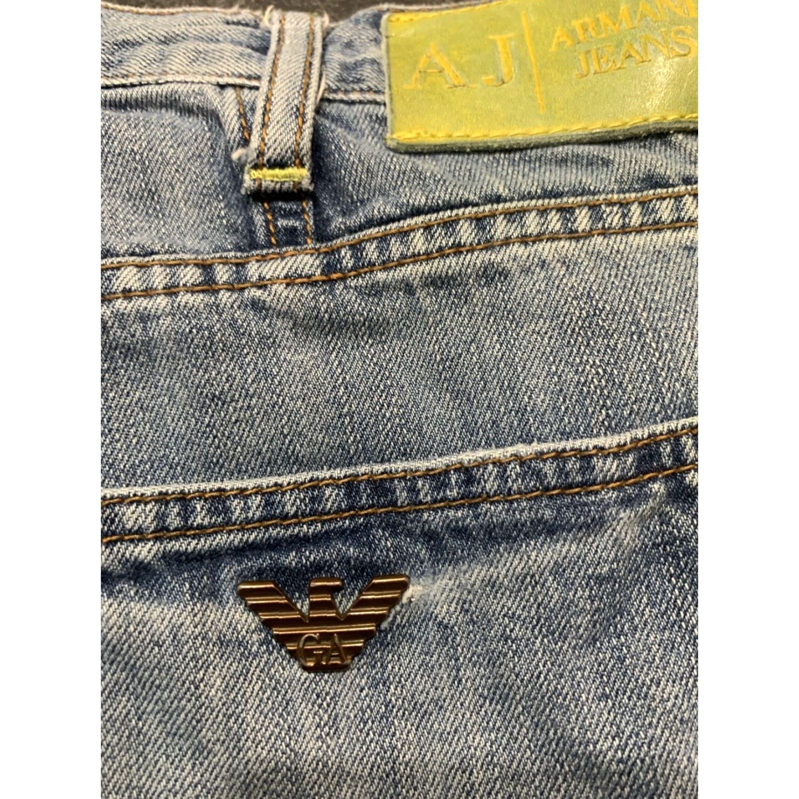 Armani ARMANI Blue Mens Jeans Size 31 Inseam 32 Ankle Cotton Mens Size US 31 - 5 Thumbnail