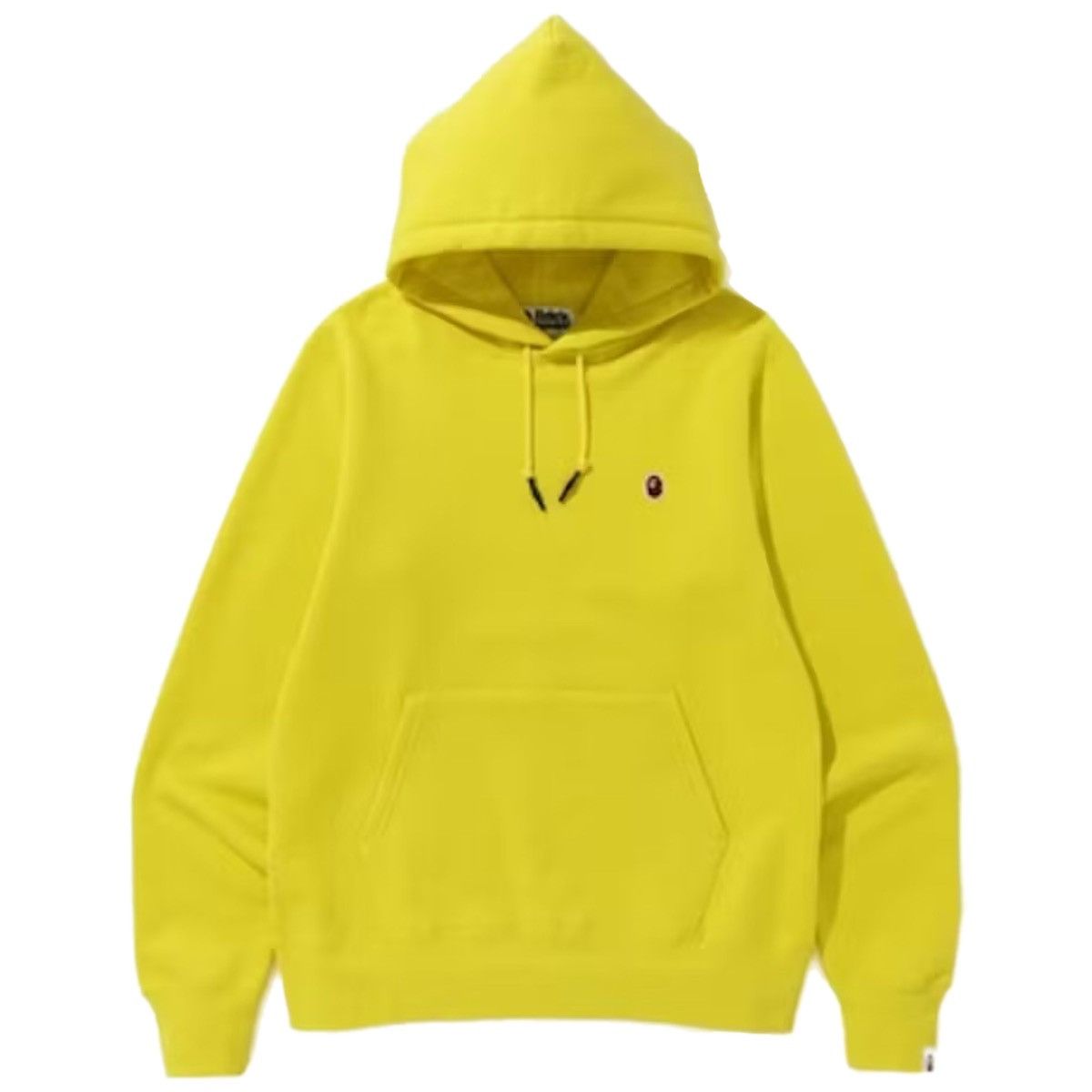 Bape Bape Ape Head One Point Relaxed Fit Hoodie Yellow Size US S / EU 44-46 / 1 - 1 Thumbnail