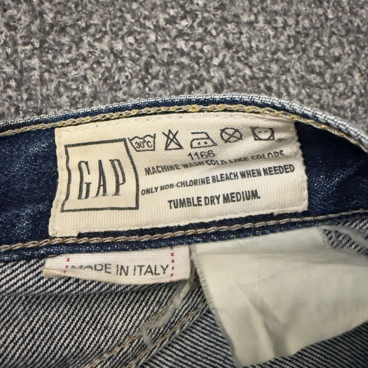 Denim & Co. 90s Gap S102571 Blue Denim Pants Made in Italy W31 L34 Size US 31 - 17 Thumbnail