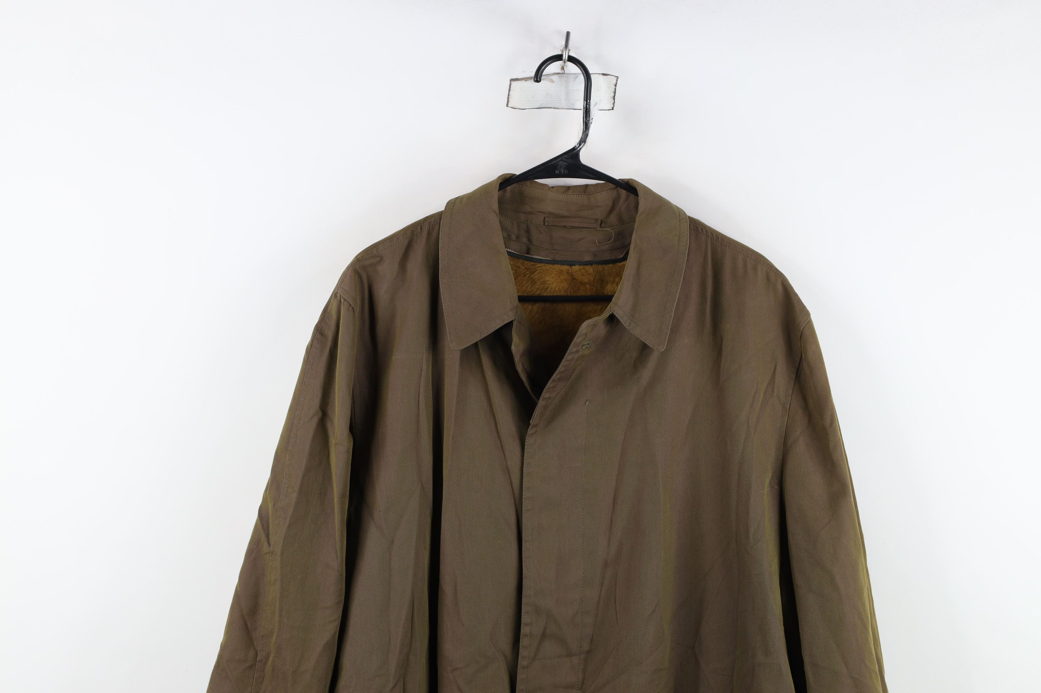 Vintage Vintage 50s 60s Rockabilly Chromatic Trench Coat Rain Jacket Size US XXL / EU 58 / 5 - 2 Thumbnail