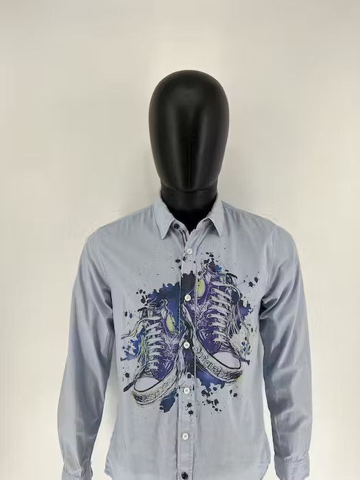Designer Men’s Desigual shirts white long sleeve size S Size US S / EU 44-46 / 1 - 4 Thumbnail