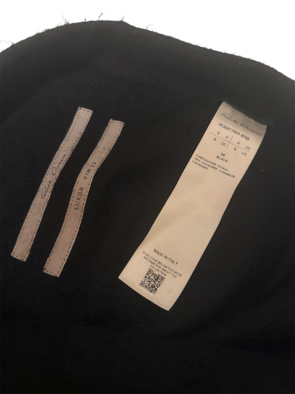 Rick Owens Rick Owens Black Drawstring Sweatpants Size US 31 - 3 Thumbnail