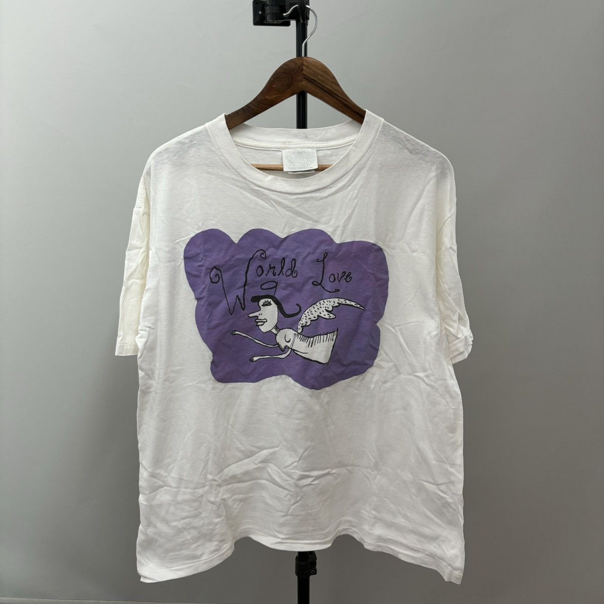 Vintage Vintage Rana+Judith World Love Shirt Art Size US L / EU 52-54 / 3 - 1 Thumbnail