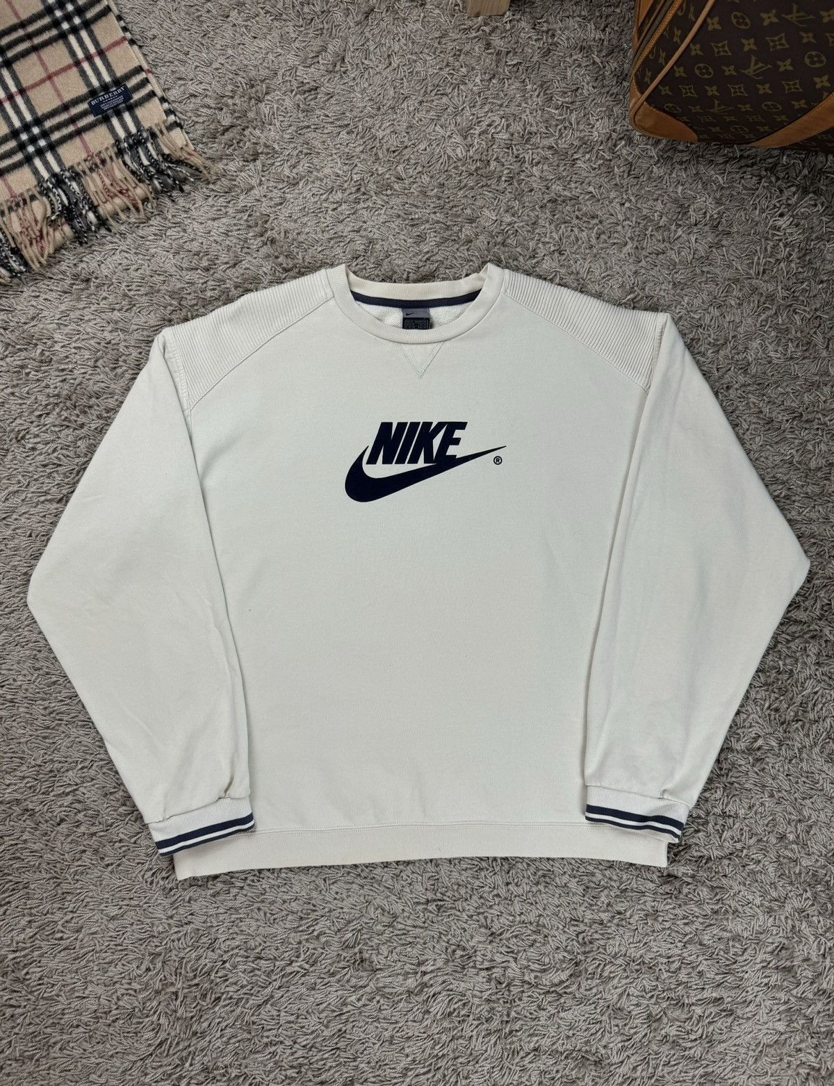 Nike Sportswear Streetwear Vintage crewneck Nike Big Swoosh original casual item Grailed