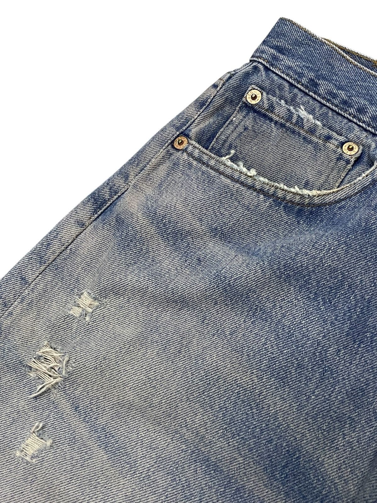 LVC × Levi's × Vintage Vintage Levis 501 Muddy Wash Distressed Jeans Size US 34 / EU 50 - 11 Thumbnail
