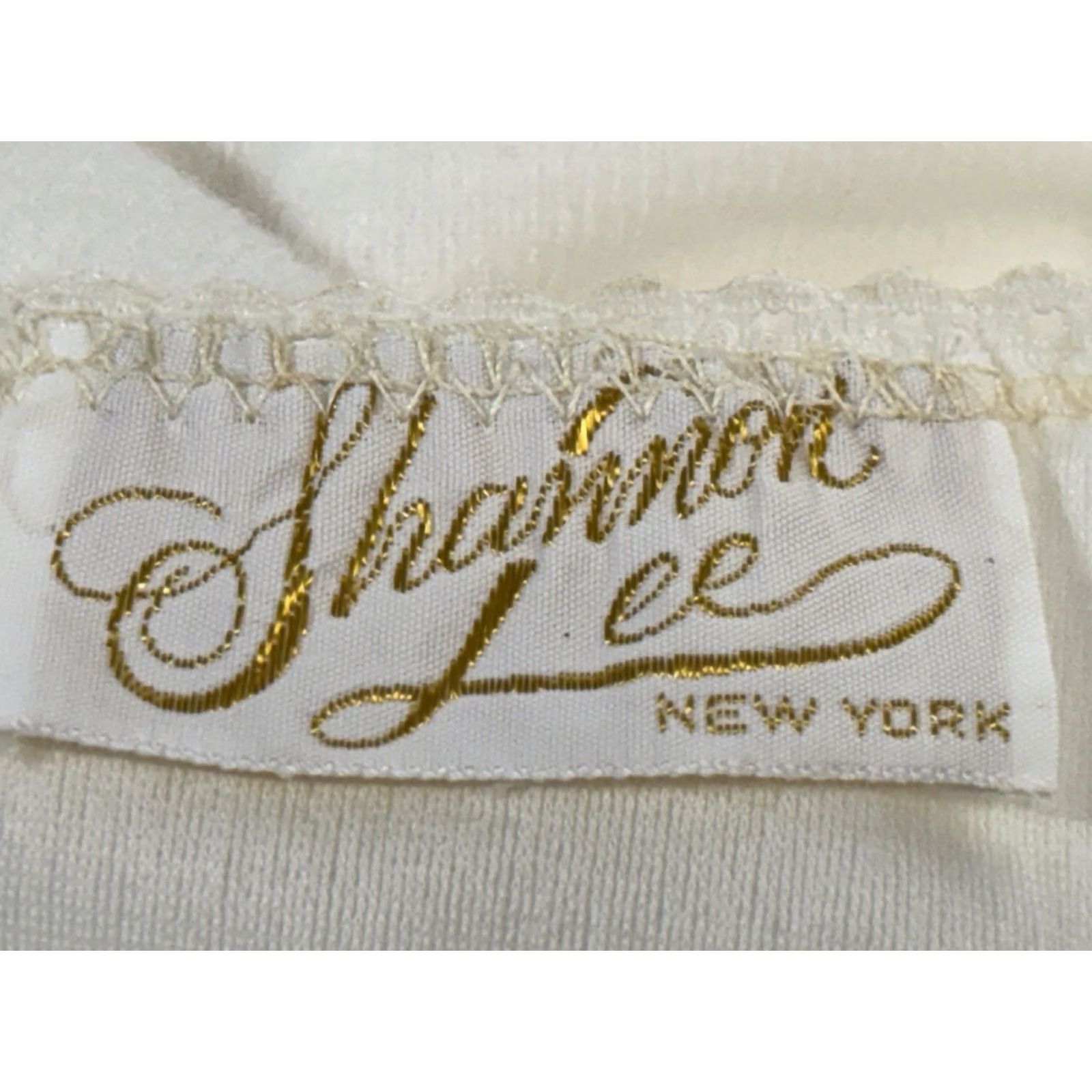 Lee VINTAGE Shannon Lee Nightgown Micro Fleece Ivory Floral Embroidered USA L Nightgown Women’s 1980s Victorian Nylon Regular, Original, Small RunMens? Size ONE SIZE - 7 Thumbnail